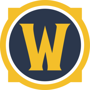 A circular logo with a yellow border, a dark blue background, and a large yellow letter 'W' in the center.