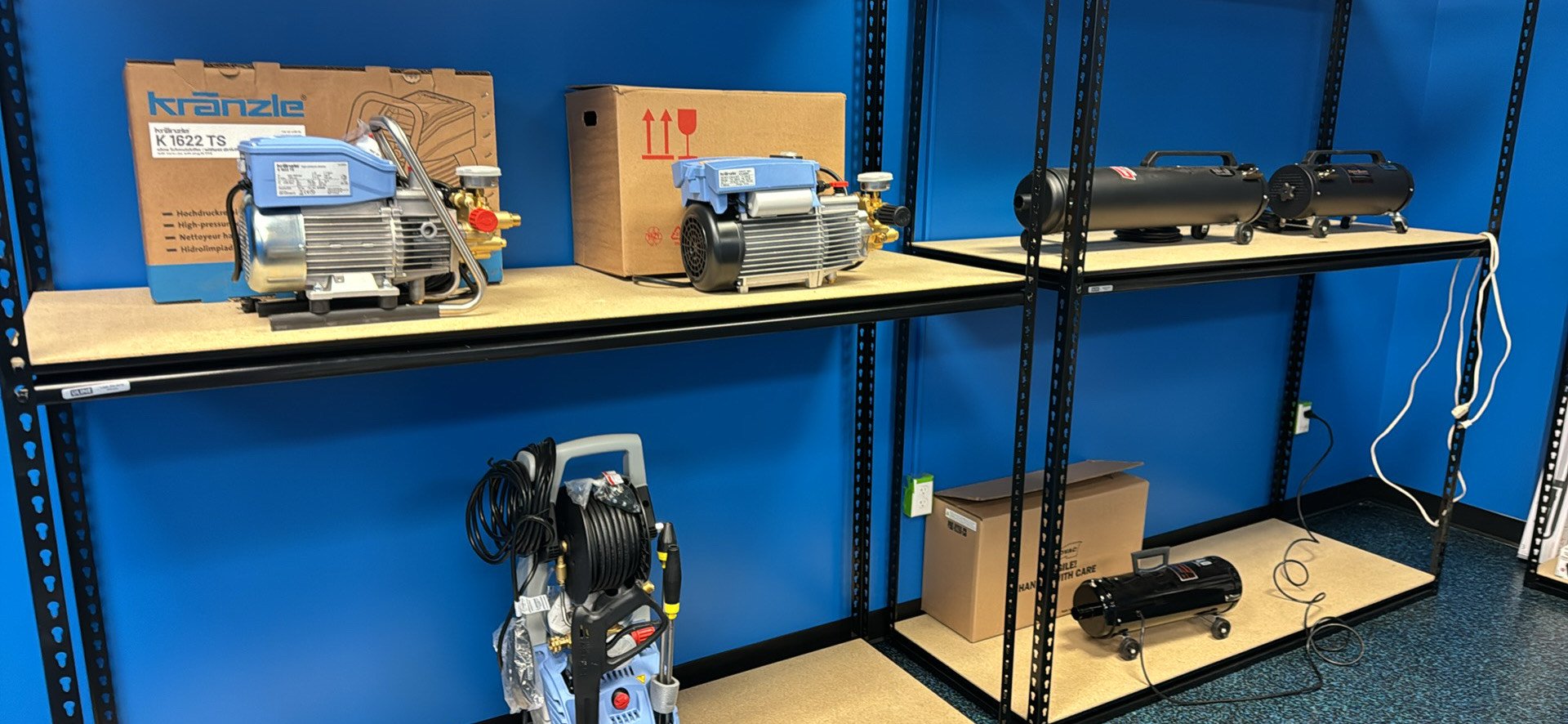 Kranzle Pressure Washers and Metrovac Vacuums