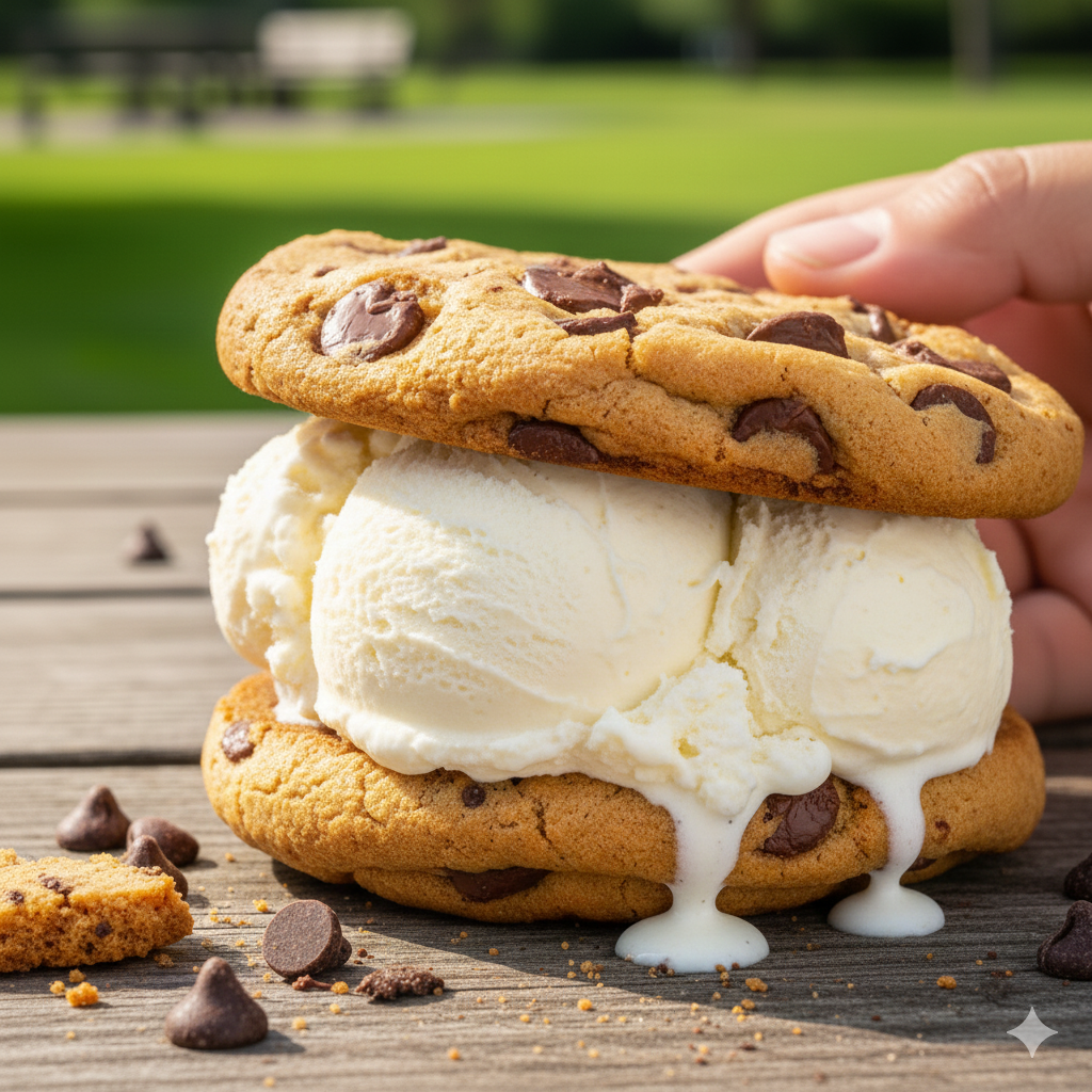 Vanilla Ice Cream Sandwiches