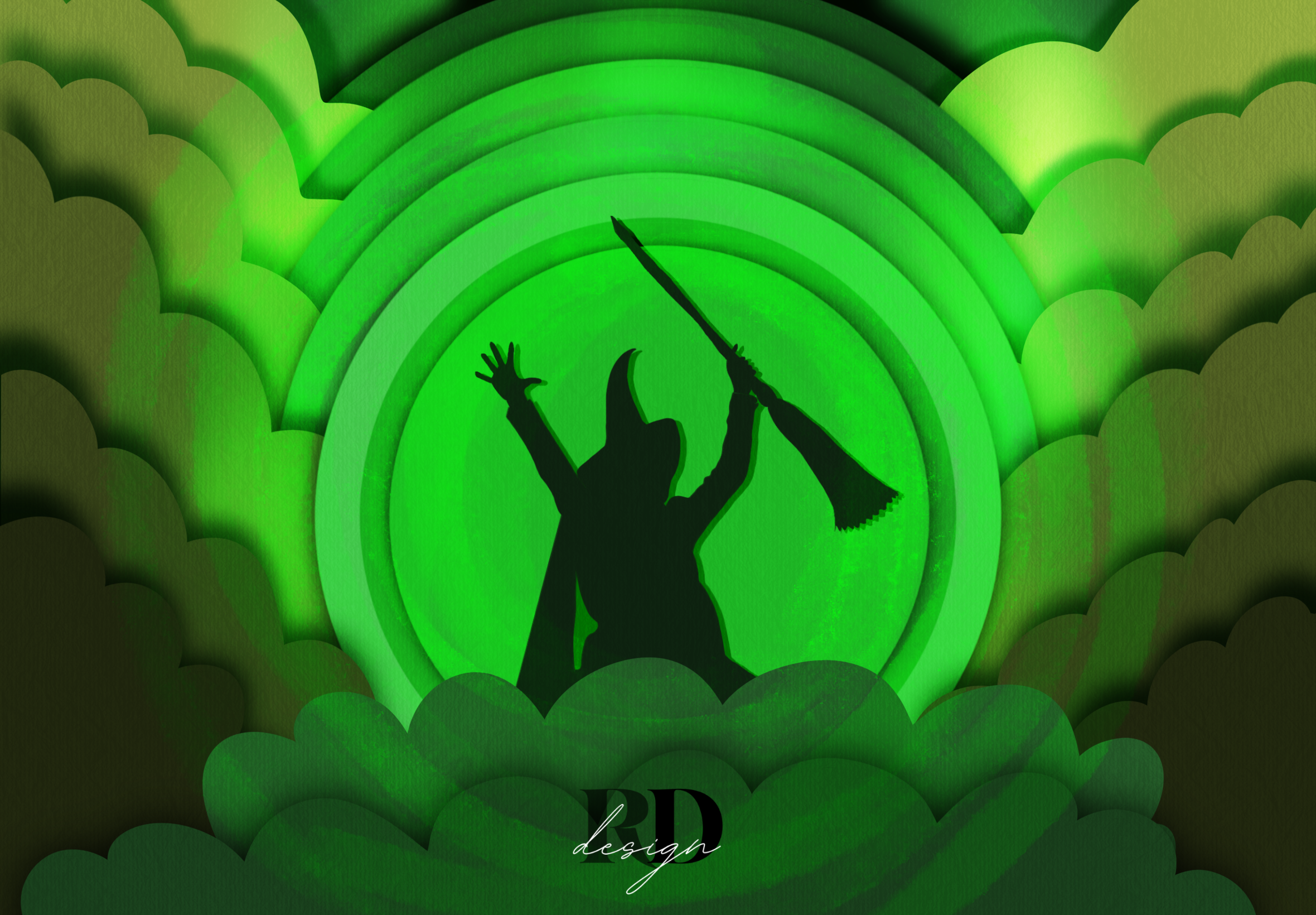 “It’s time to try…Defying Gravity”
by RDDesigns