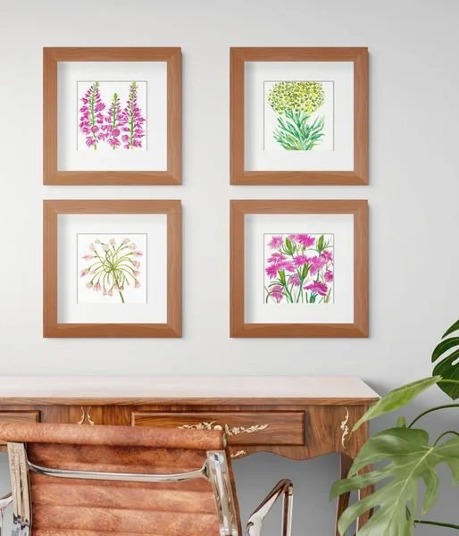 red fox, dianthus, med spurge, med bells.jpg