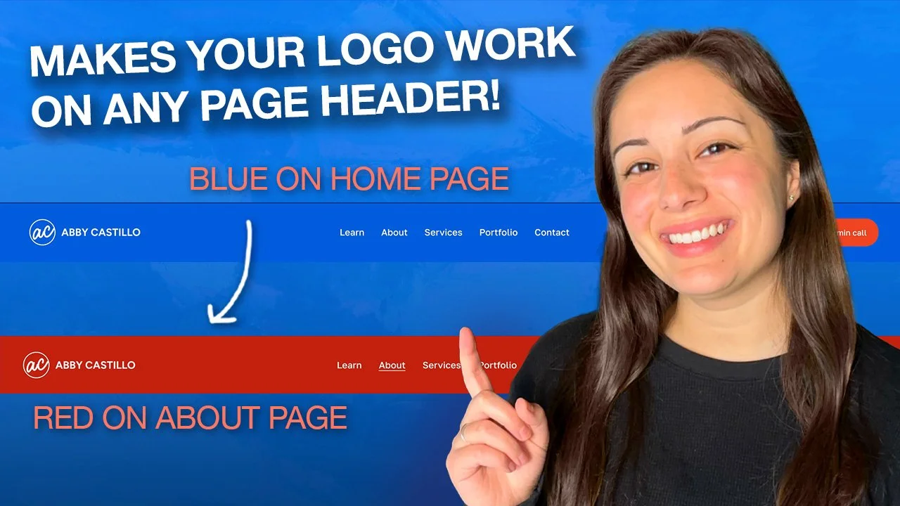 How to Change the Header Color on Only One Page in Squarespace