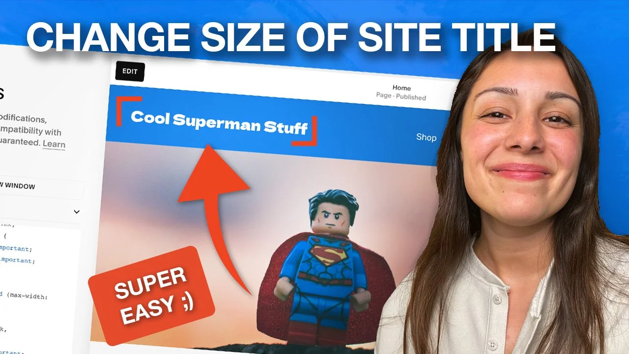 How to Change the Size of Your Site Title on Squarespace