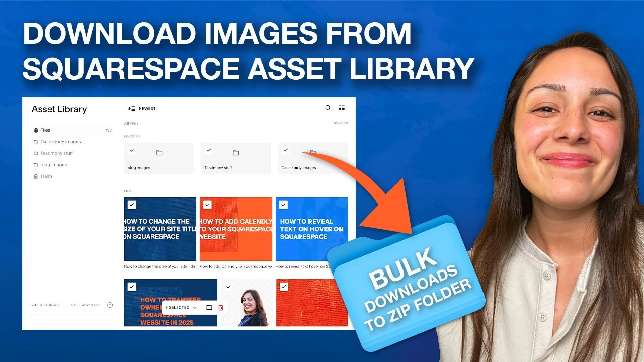 How to Download Asset Files on Squarespace (Includes Bulk Downloads!)