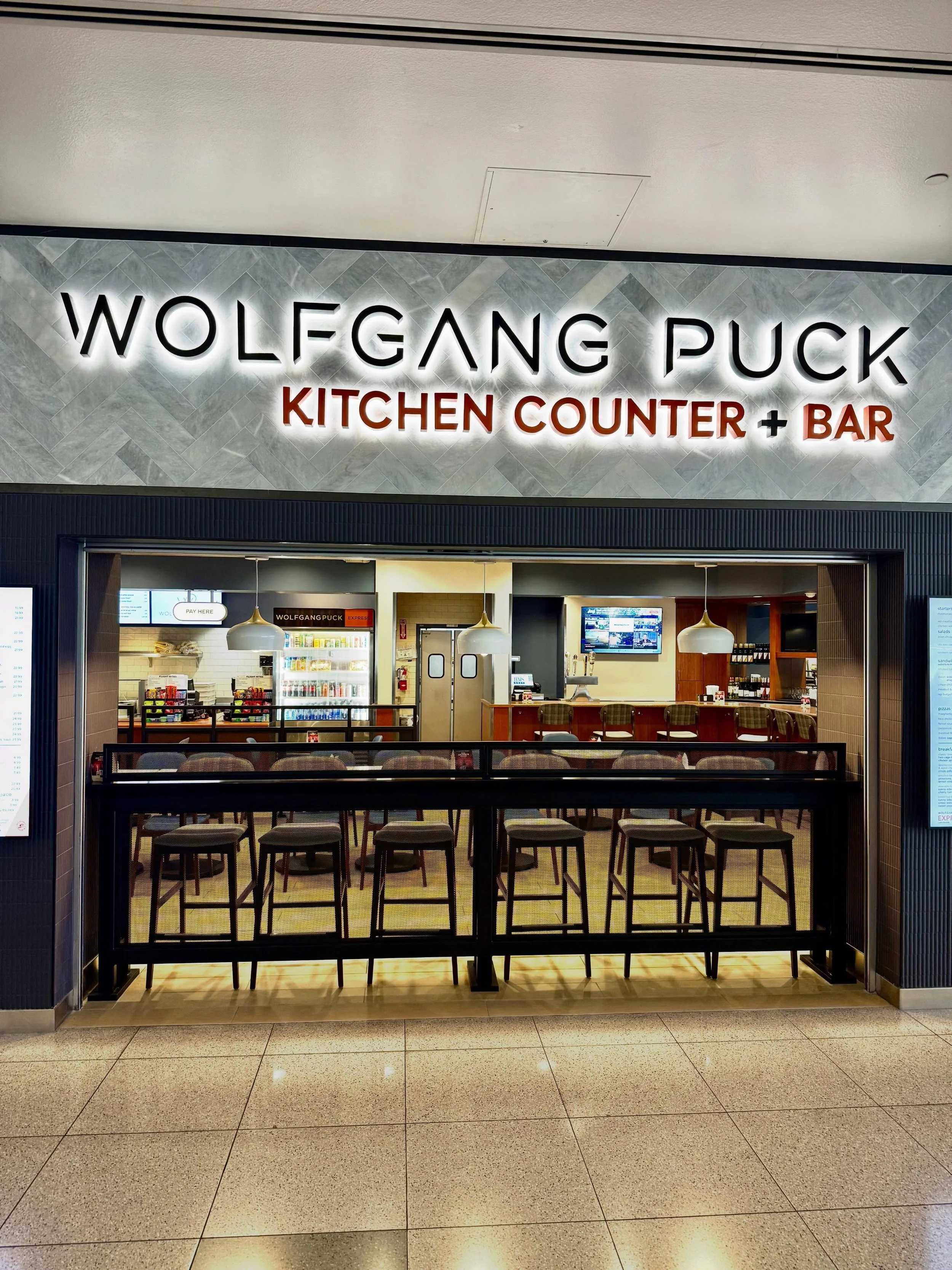 Another project across the finish line. We&rsquo;re proud to have been part of the completion of the new Wolfgang Puck at Harry Reid International Airport. Seeing our work become part of the travel experience for millions of visitors each year is wha