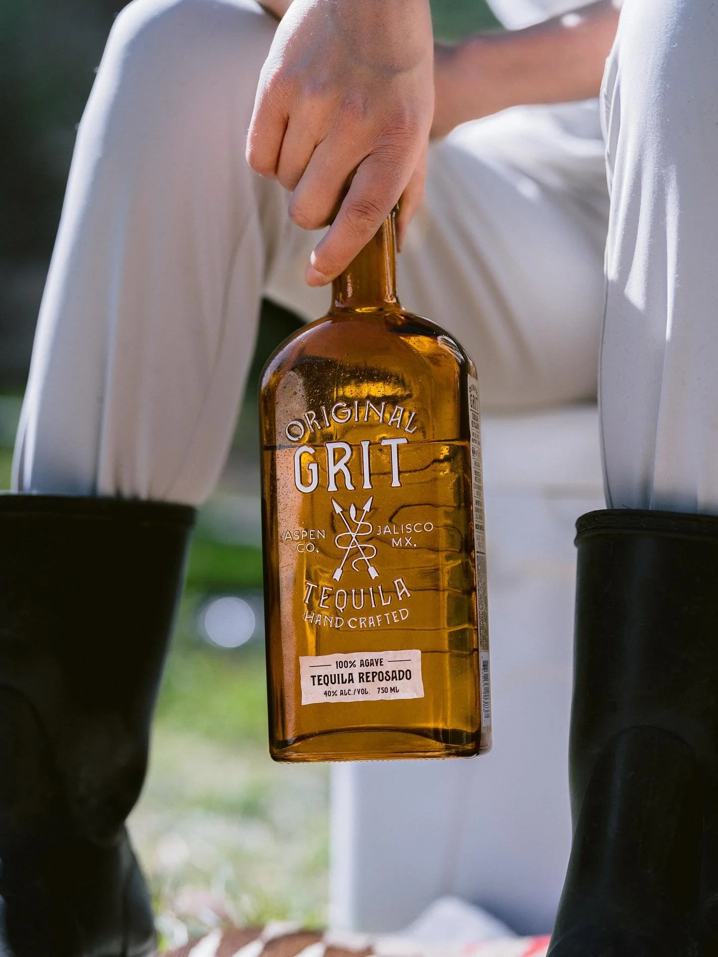 Smooth grit, golden finish. Original Grit Tequila Reposado. #originalgrittequila