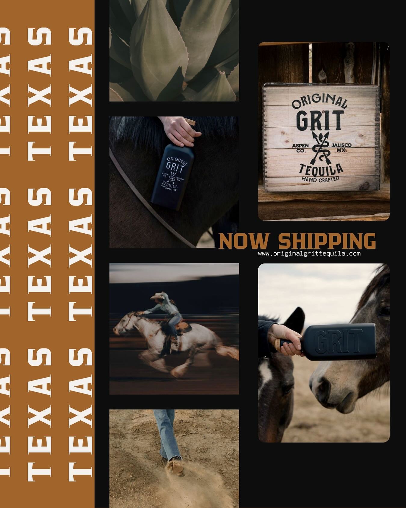 Everything&rsquo;s bigger in Texas&hellip;including our pour. Original Grit Tequila is officially shipping in the Lone Star State! 🍋&zwj;🟩