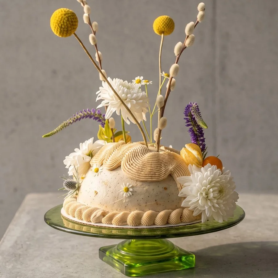 Beautiful Flower Dome Cake