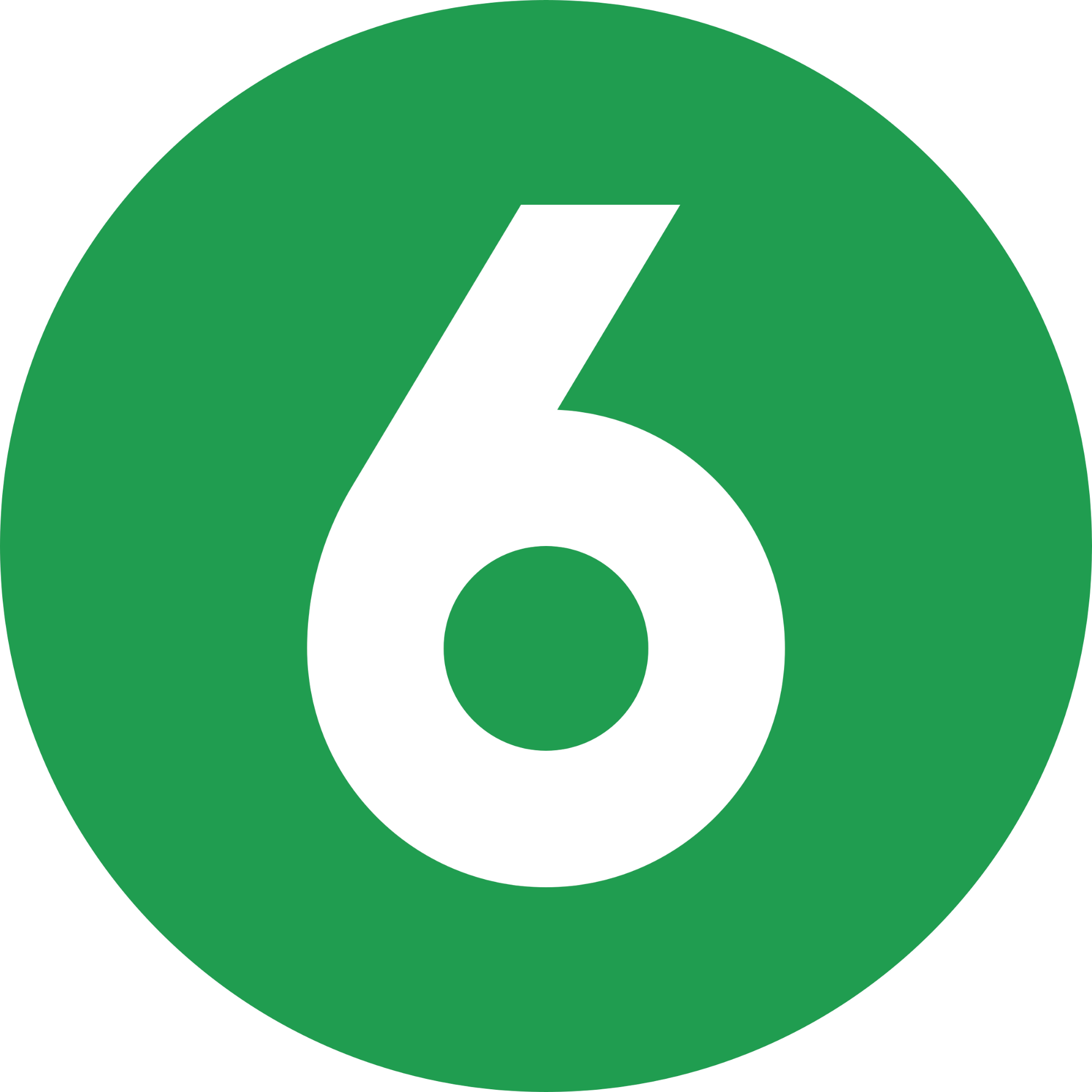 Green and black dollar sign logo on a black background.