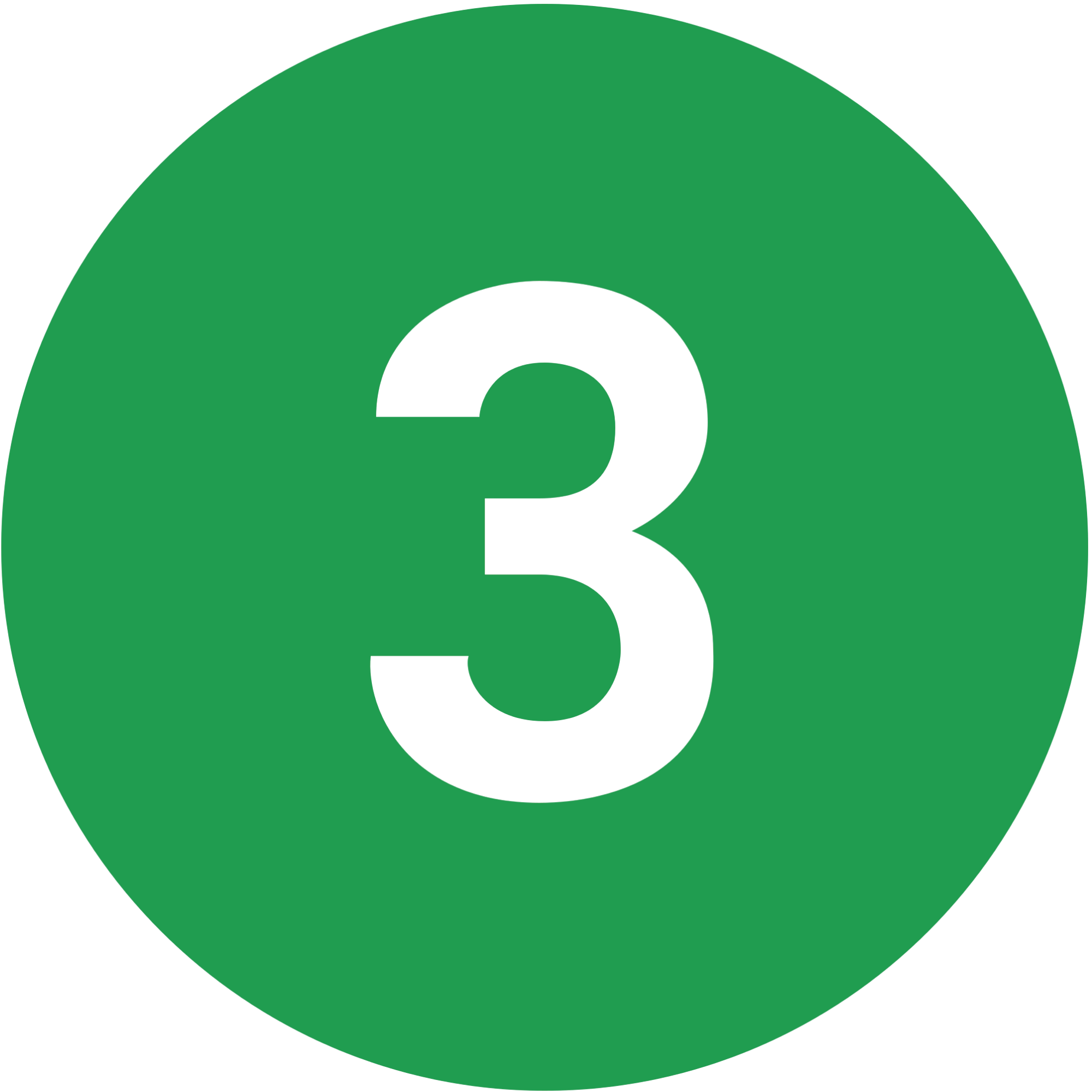 Green and black circular question mark symbol.