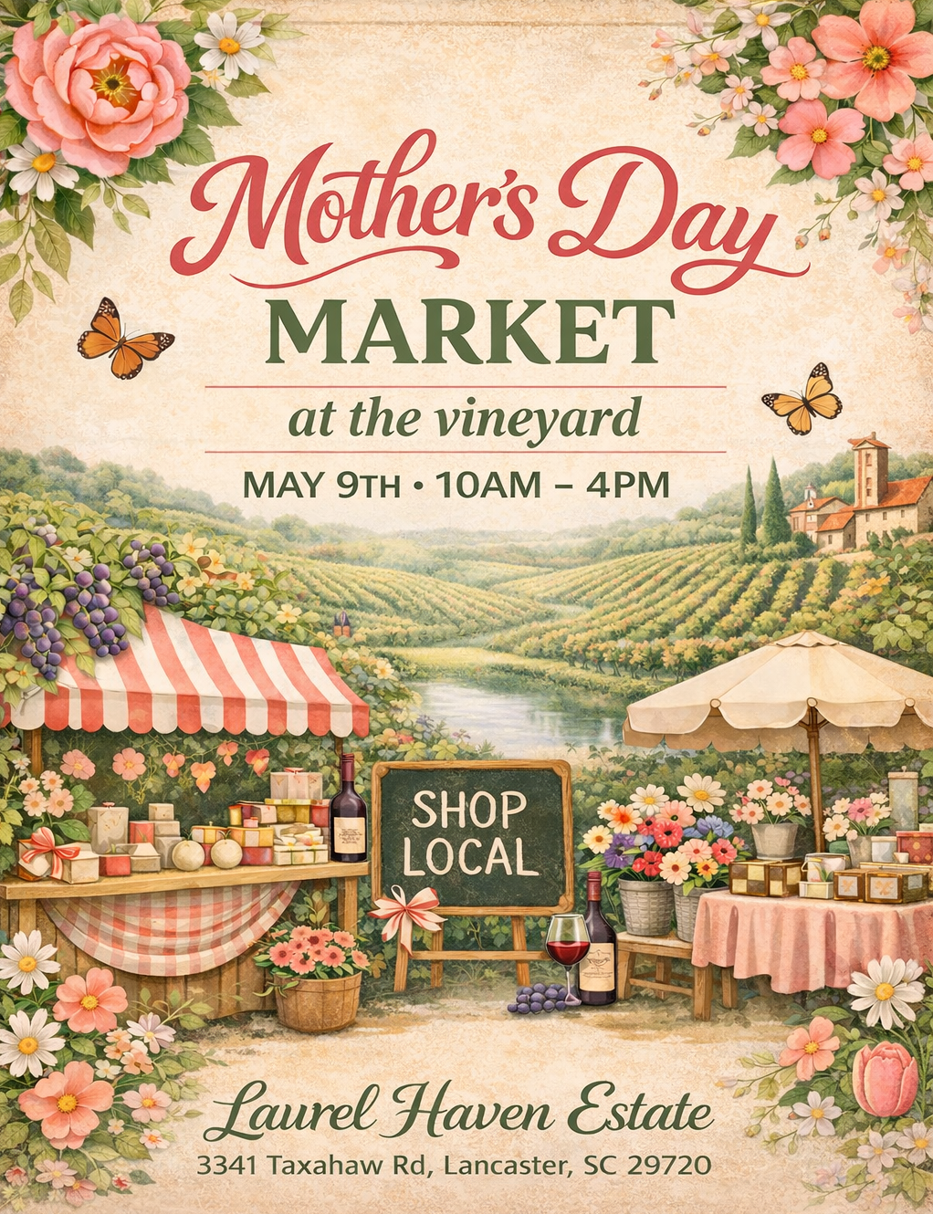 Mother's Day Market at Laurel Haven Estate Vinyard & Winery
