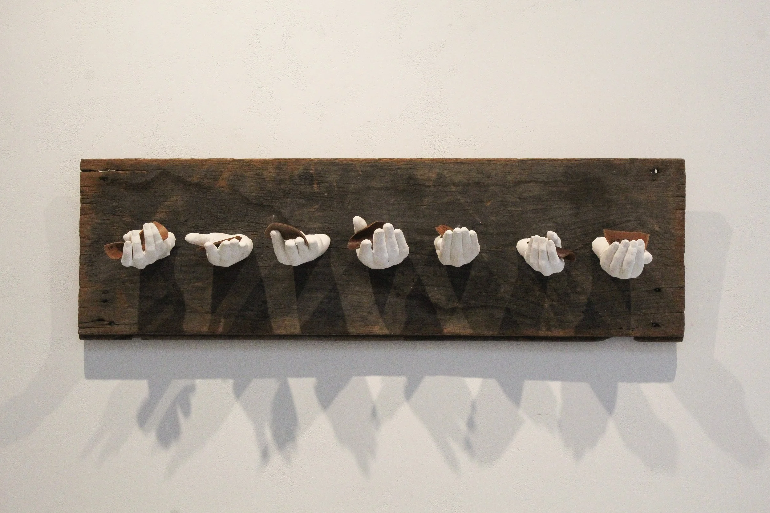 give it over, make me held |
2026 |
plaster, leather, wood