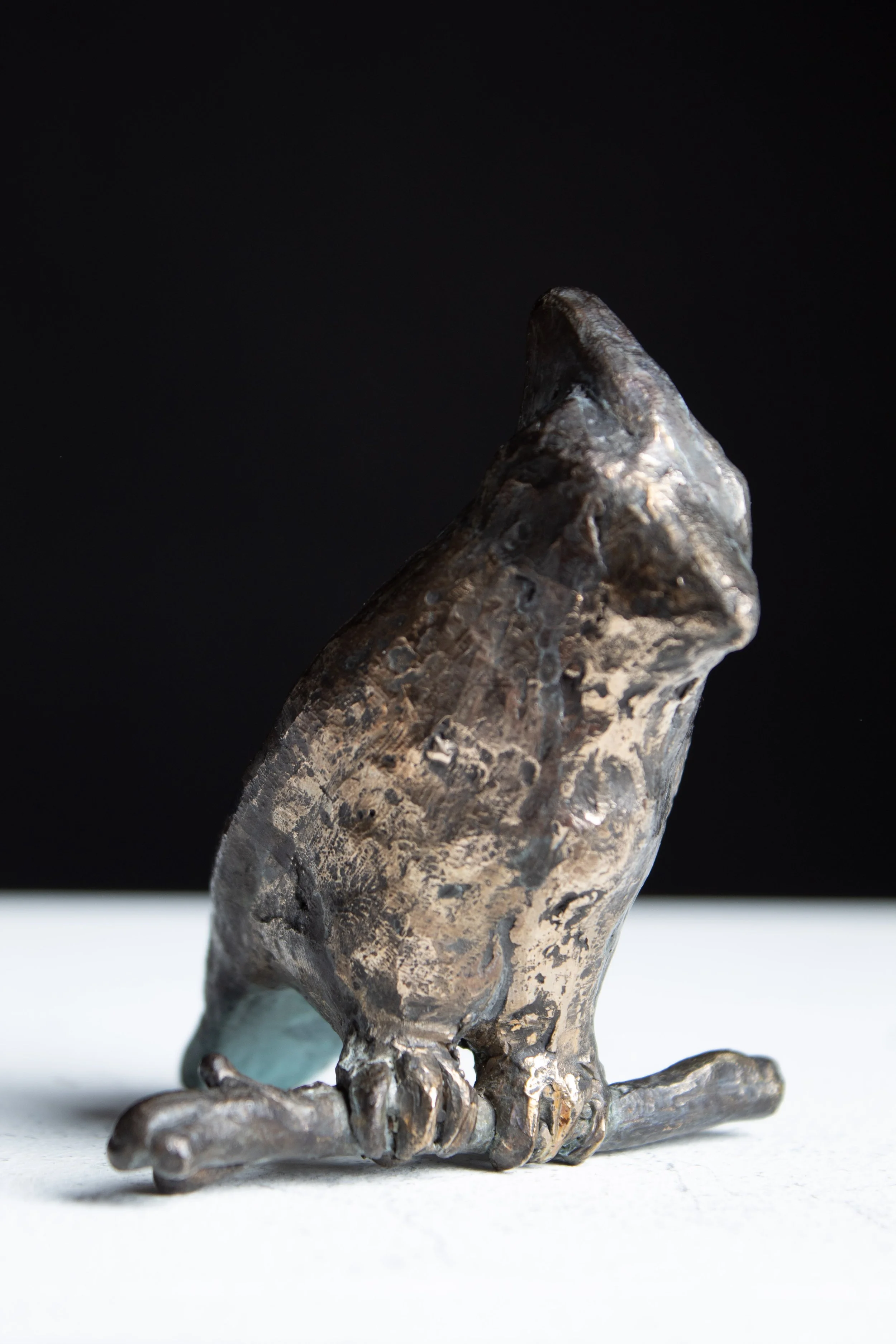 cardinal (2024) patinated cast bronze