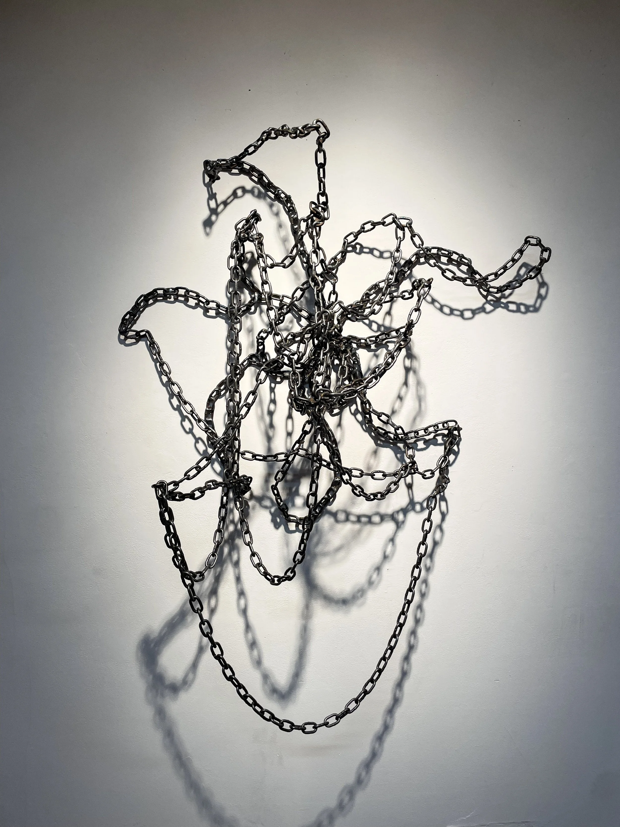 tangle 1 (2024) welded steel chain