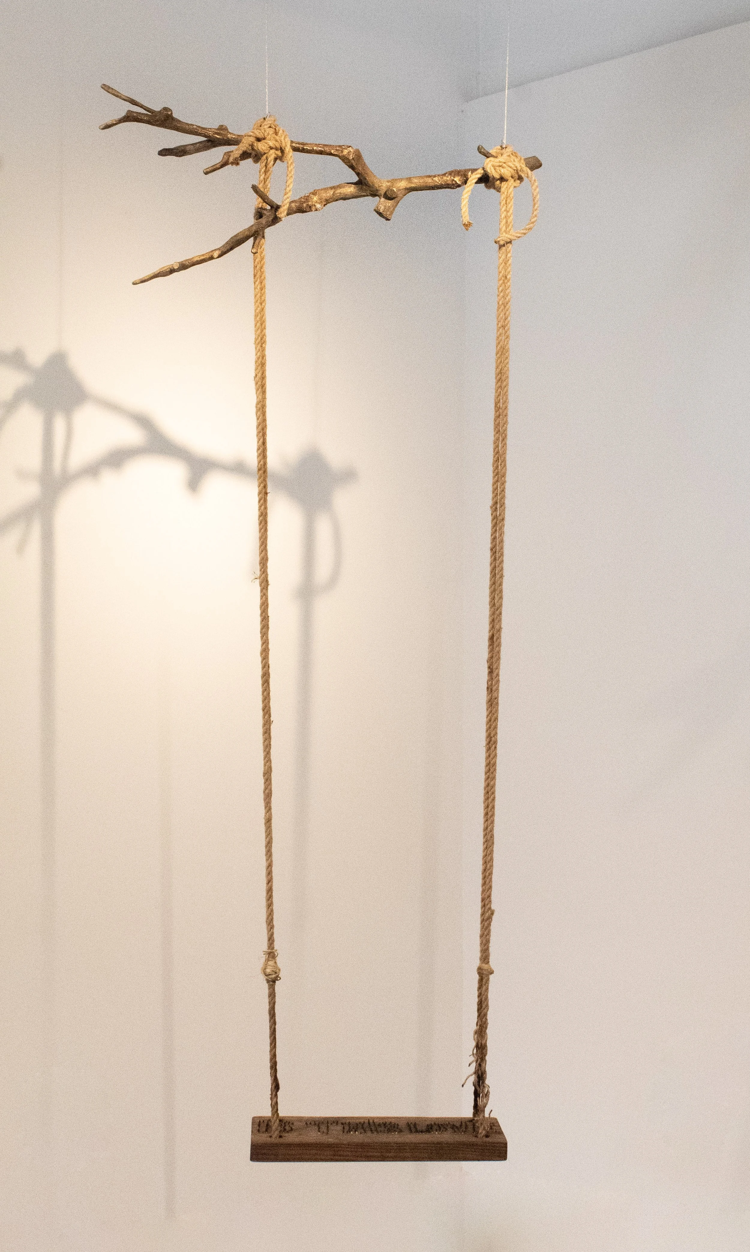 is this love? |
2026 |
wood, hemp rope, matches, bronze