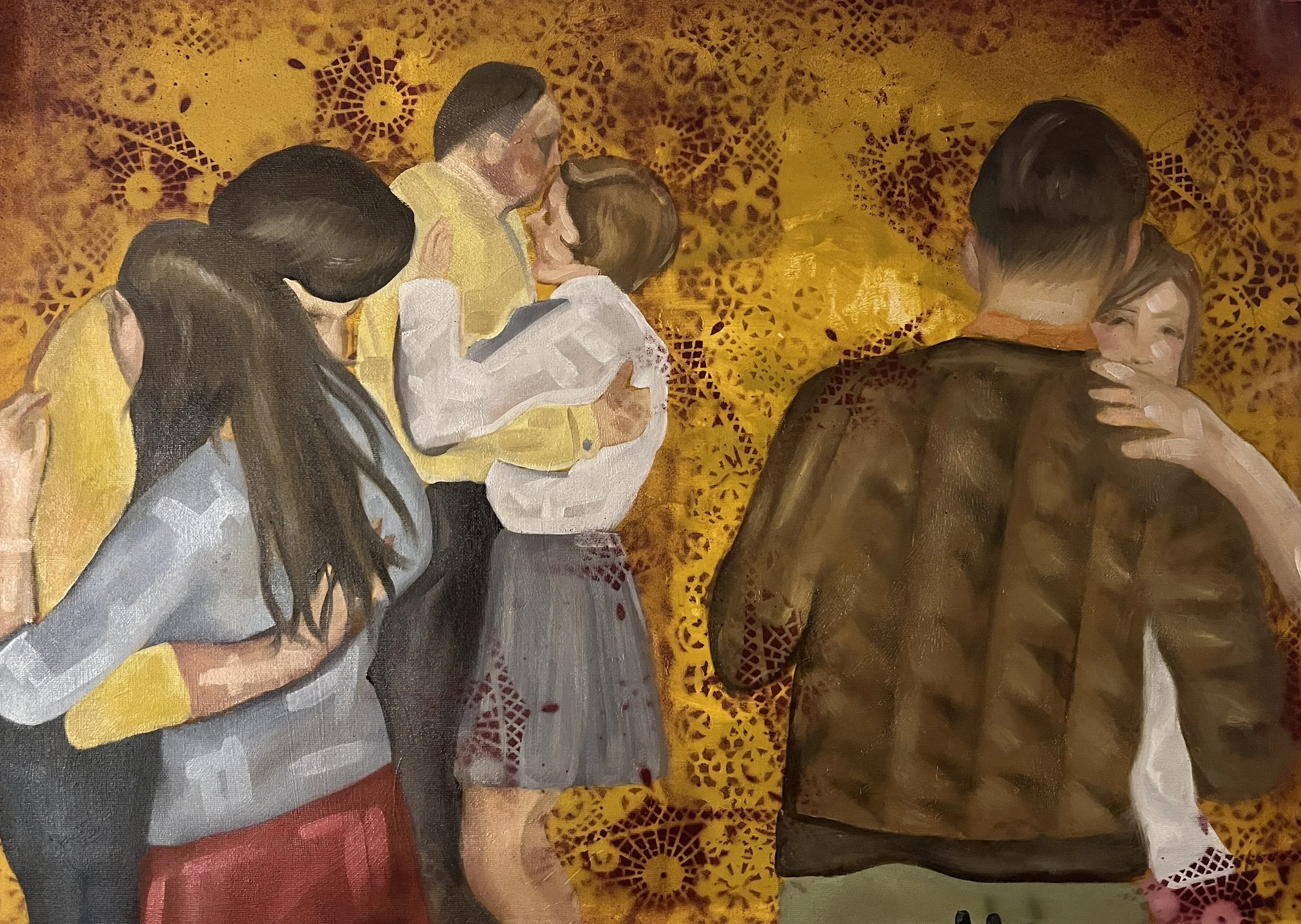 'Midst'

Oil and Spray Paint on Cotton 