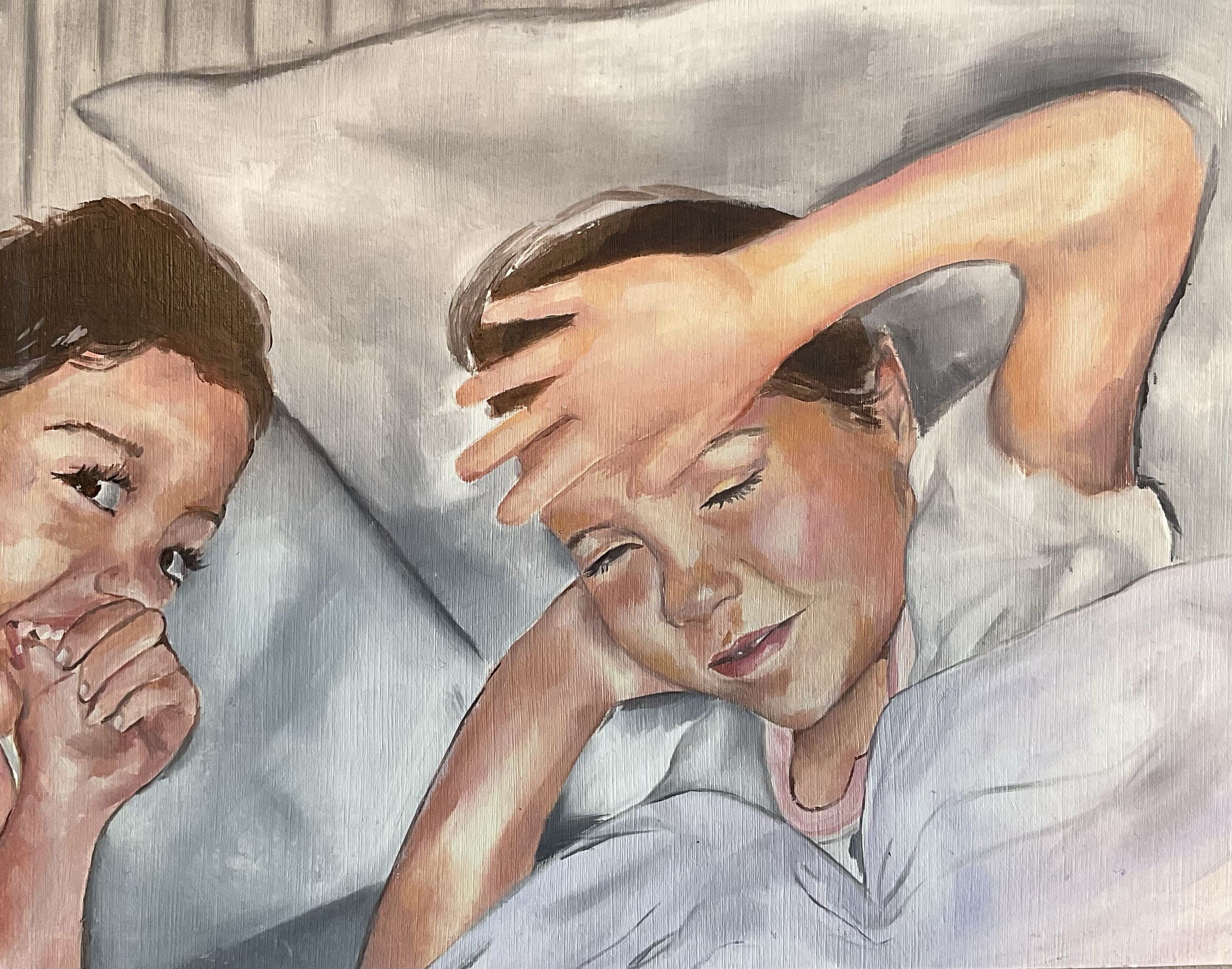 'Taint'
Oil on Mixed media paper 