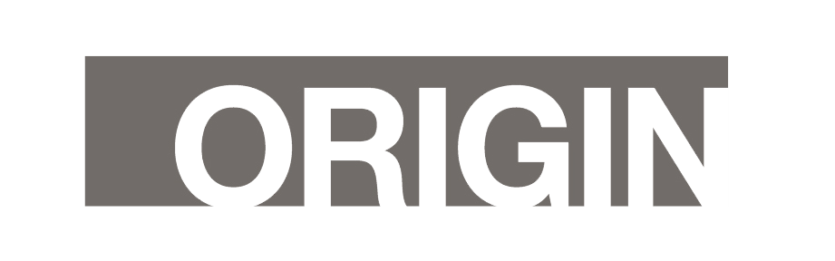 The word "ORIGIN" in bold capital letters with a gray background.