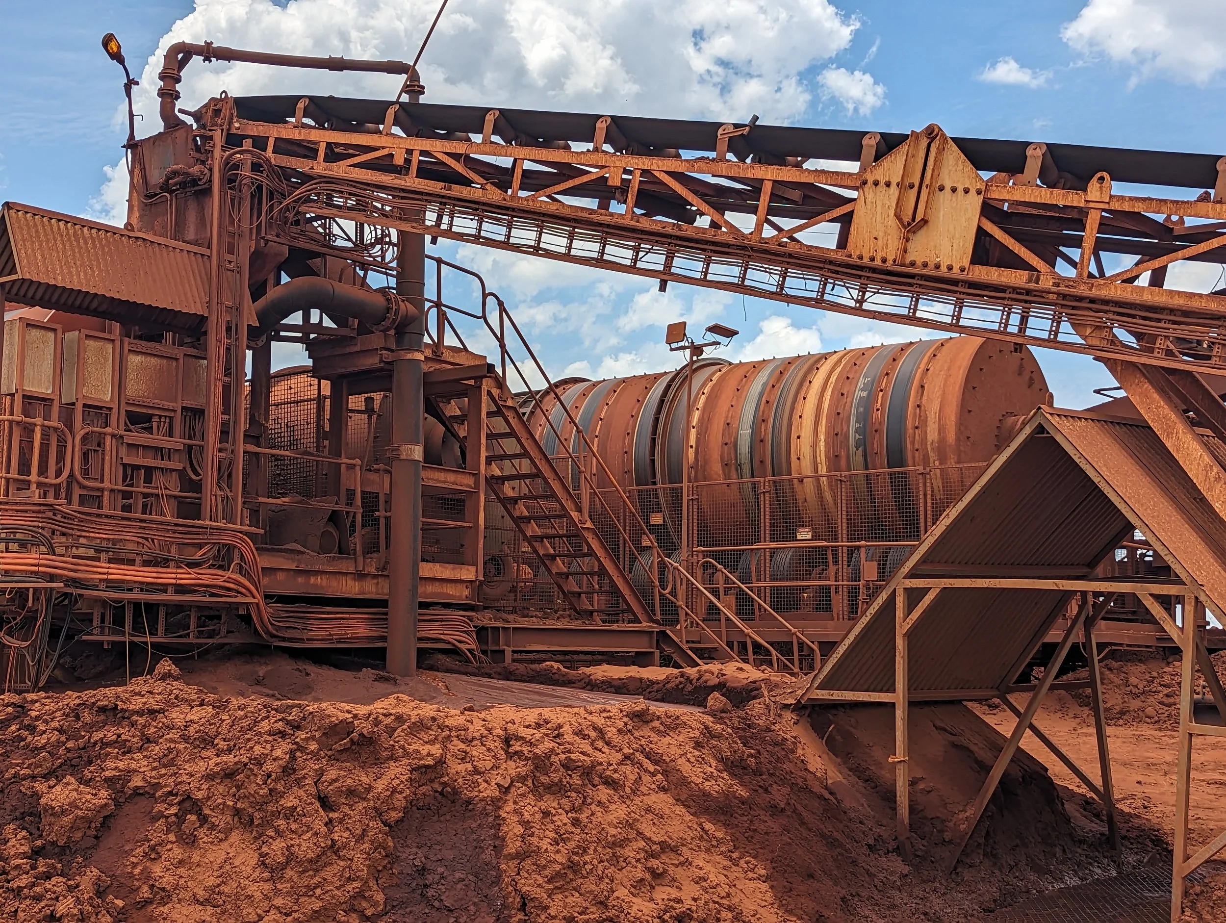 bauxite mineral processing during an RCS respirable dust assessment