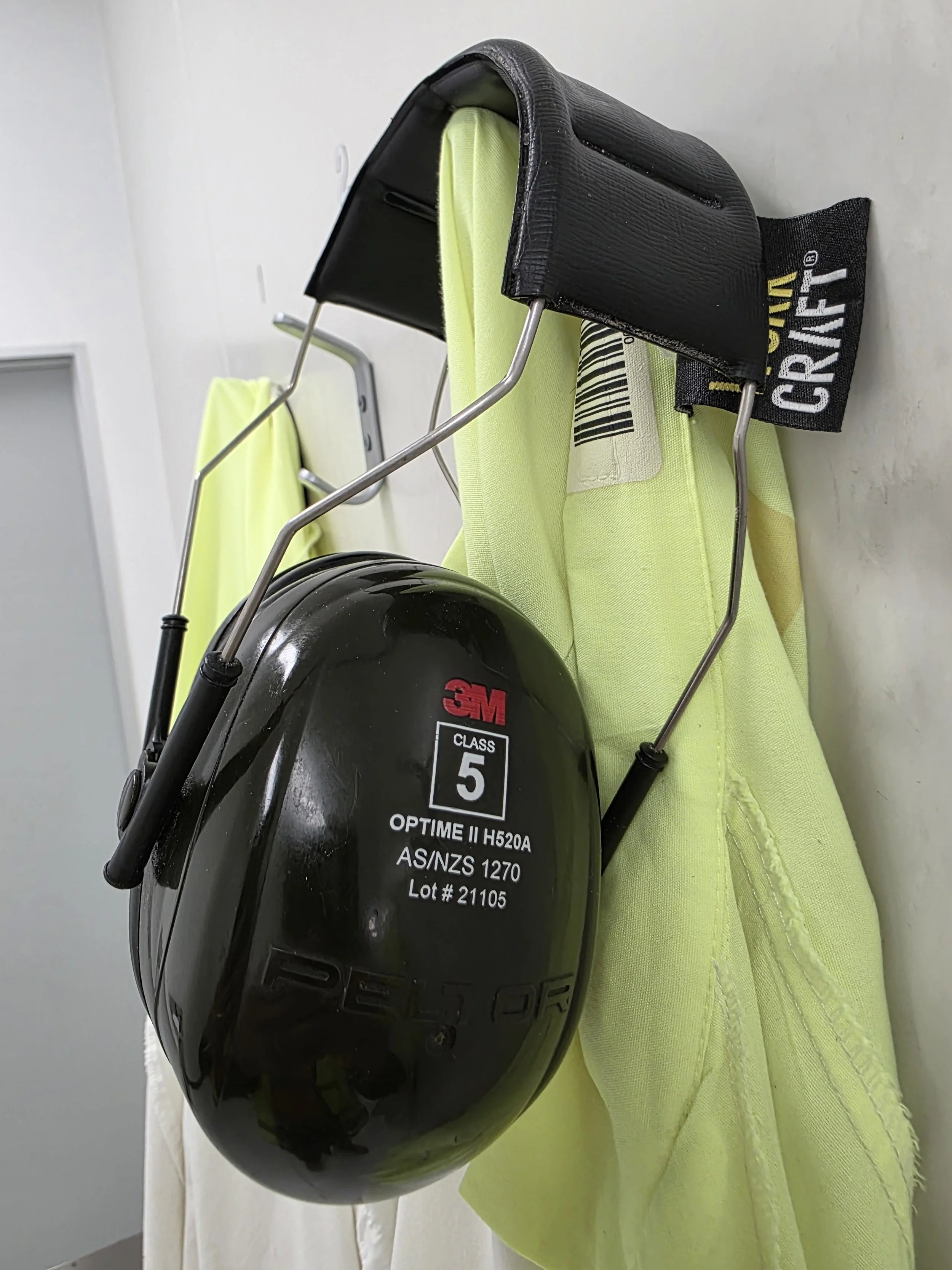 hearing protection in a food manufacturing factory