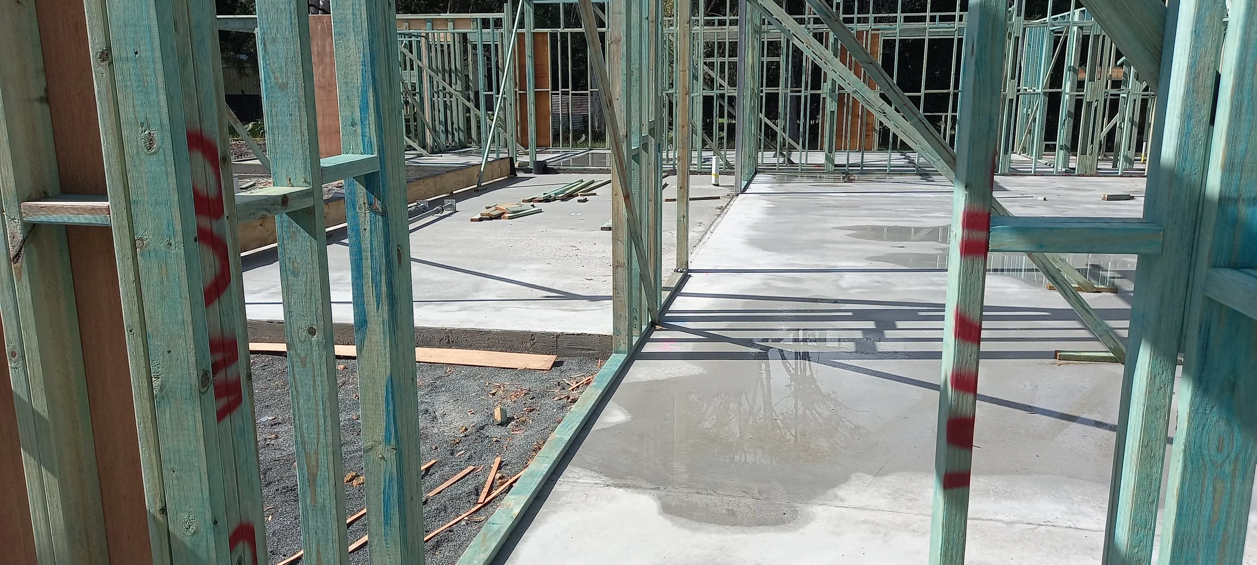 House construction during a timber dust exposure assessment