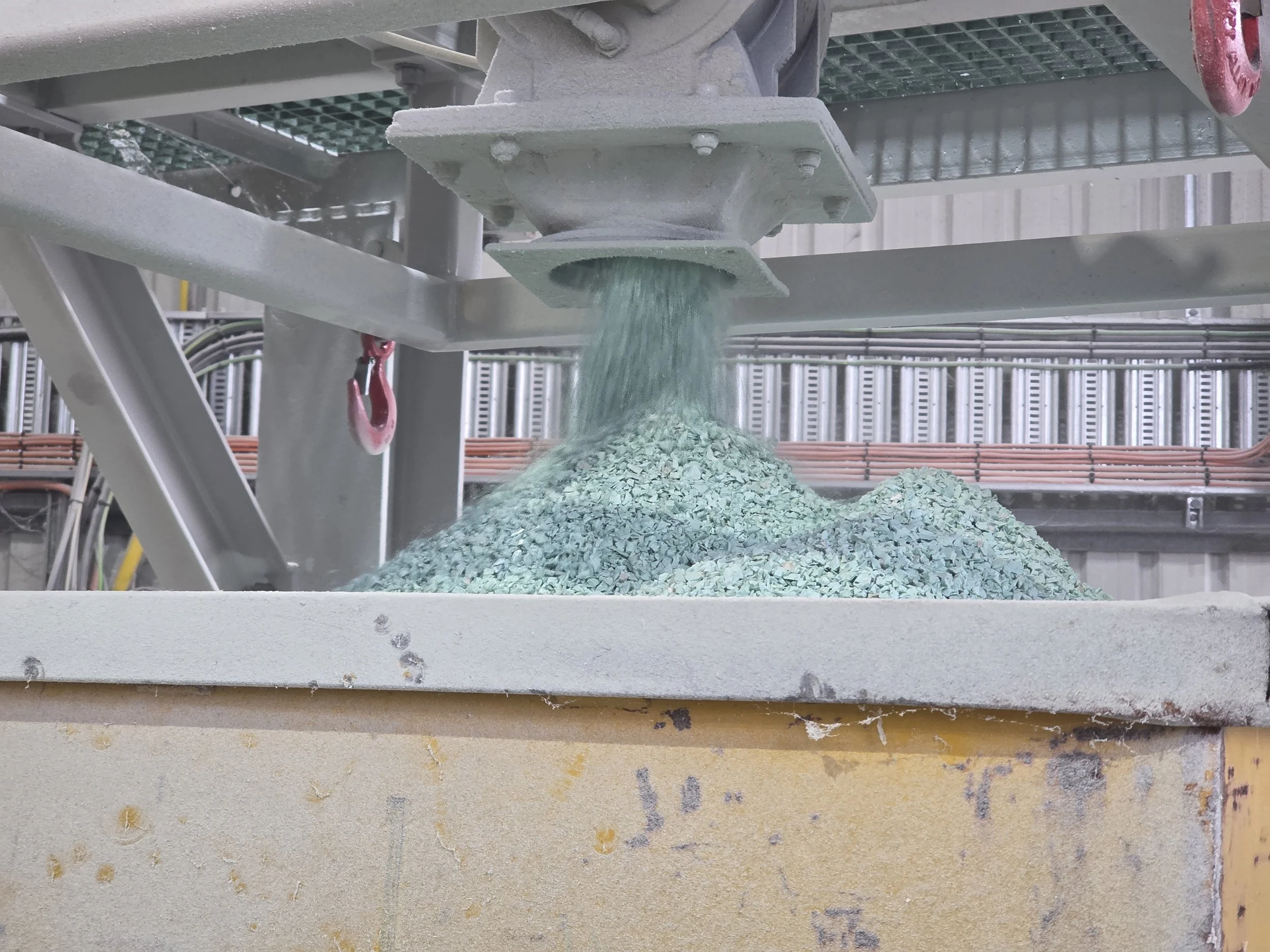 PVC pellet manufacturing during an occupational hygiene assessment