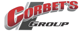 Corbet's Group logo with red and black text on a white background.