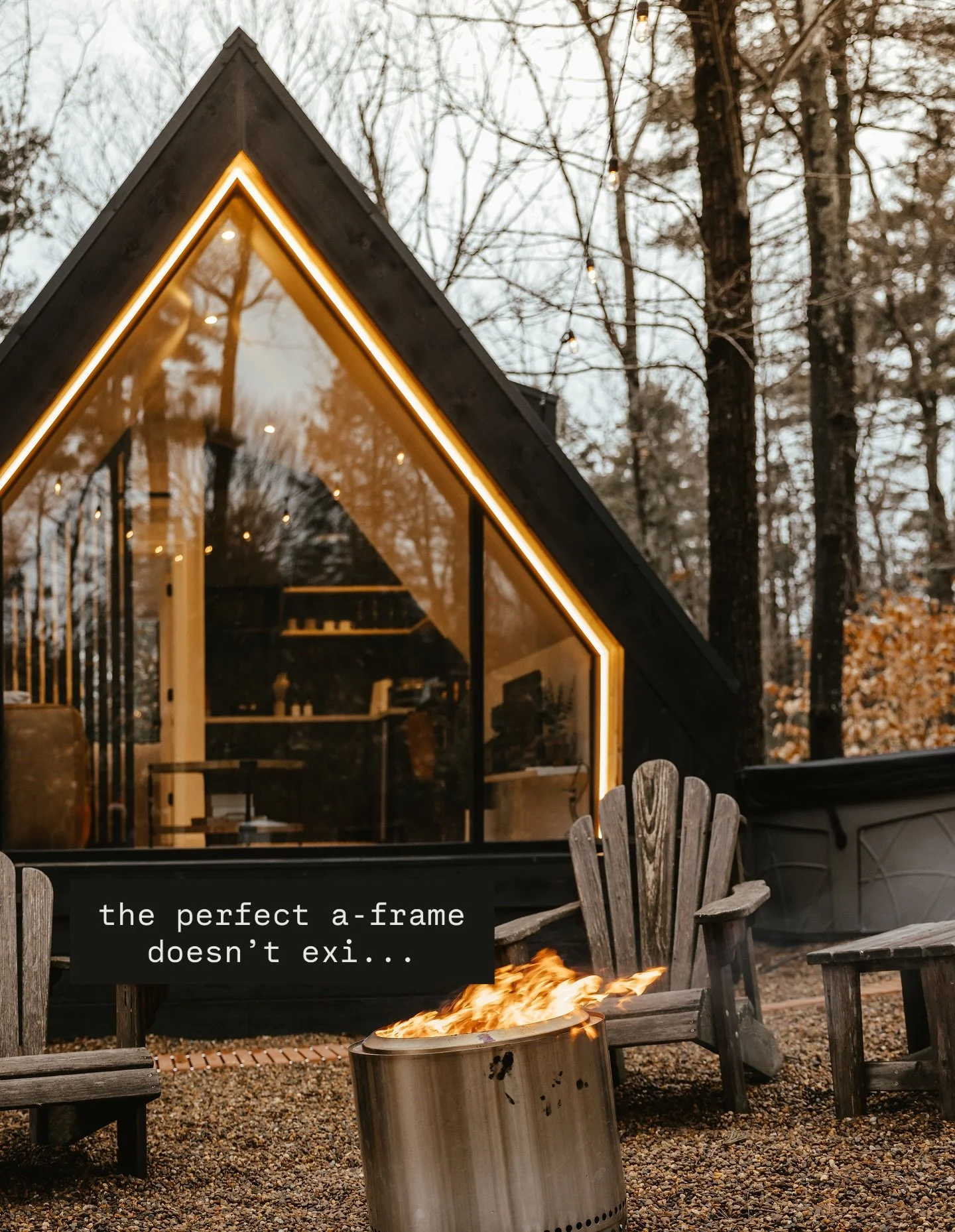 Brb, too busy daydreaming about our @zookcabins A-Frame and how perfect it is to cozy up in 🤩

We could wrap up in a robe and watch the snow fall at the window allll day long, you? 

📍South Berwick, Maine | 75 mins from Boston