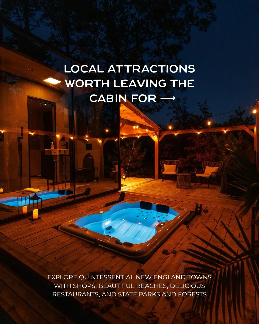 The best of both worlds: deep woods + salty air 🌲🌊

Most people think they have to choose between a mountain or coastal getaway, but at Hidden Pines, you get both! 😉 

📍South Berwick, Maine | 75 mins from Boston

#mainecabins #southberwickme #vis