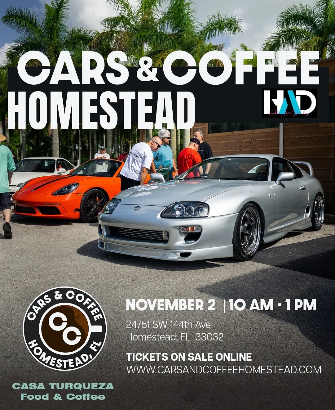 Join us for a Sunday morning of rare and exotic cars at a Botanical Garden!!!! November 2nd | 10am-1pm

Top tier auto detailing, racing simulator, fresh coffee, matcha and live music.

Service dogs or dogs UNDER 10 POUNDS are allowed in property, MUS
