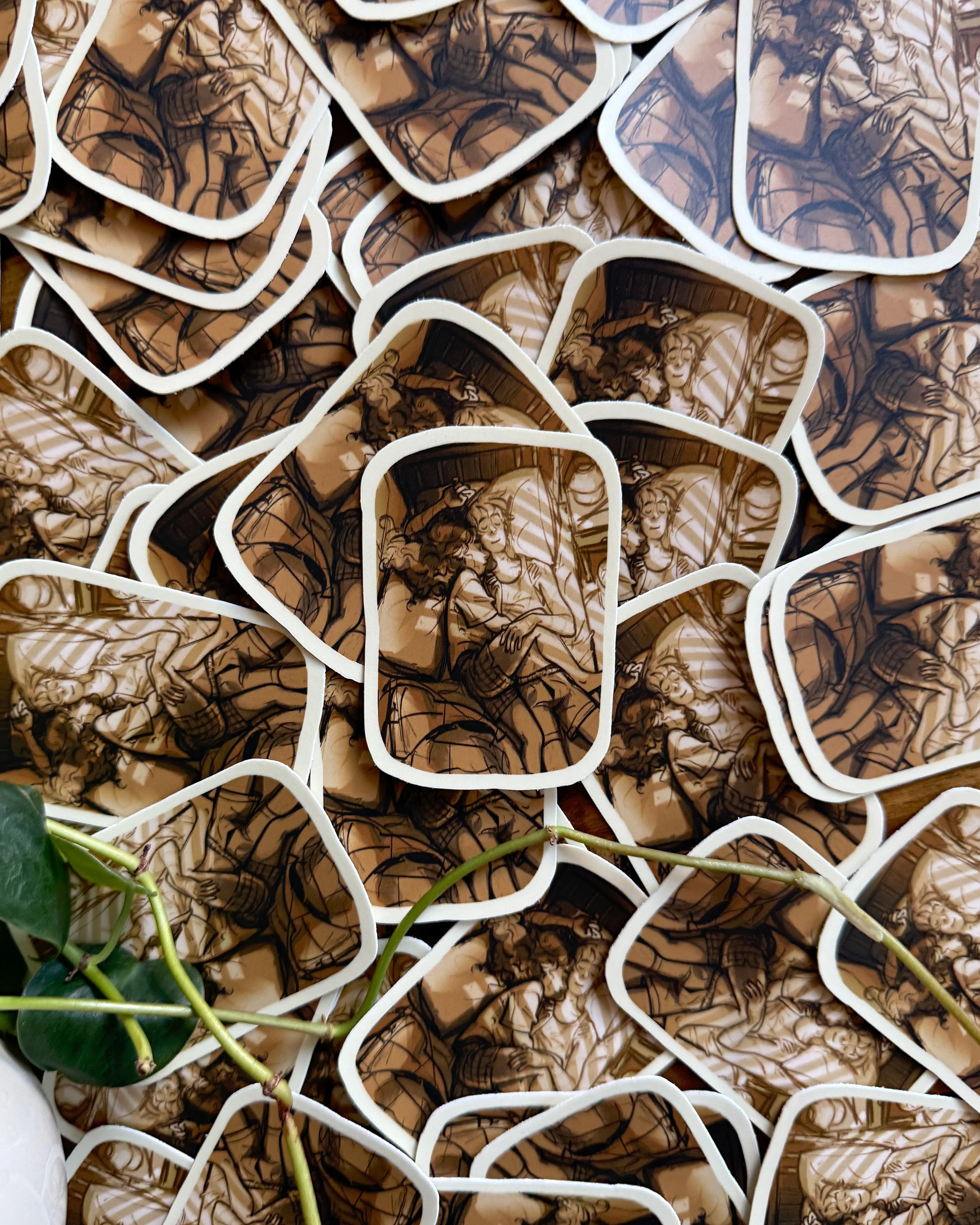 Hermione Snuck Into Ron's Room Sticker