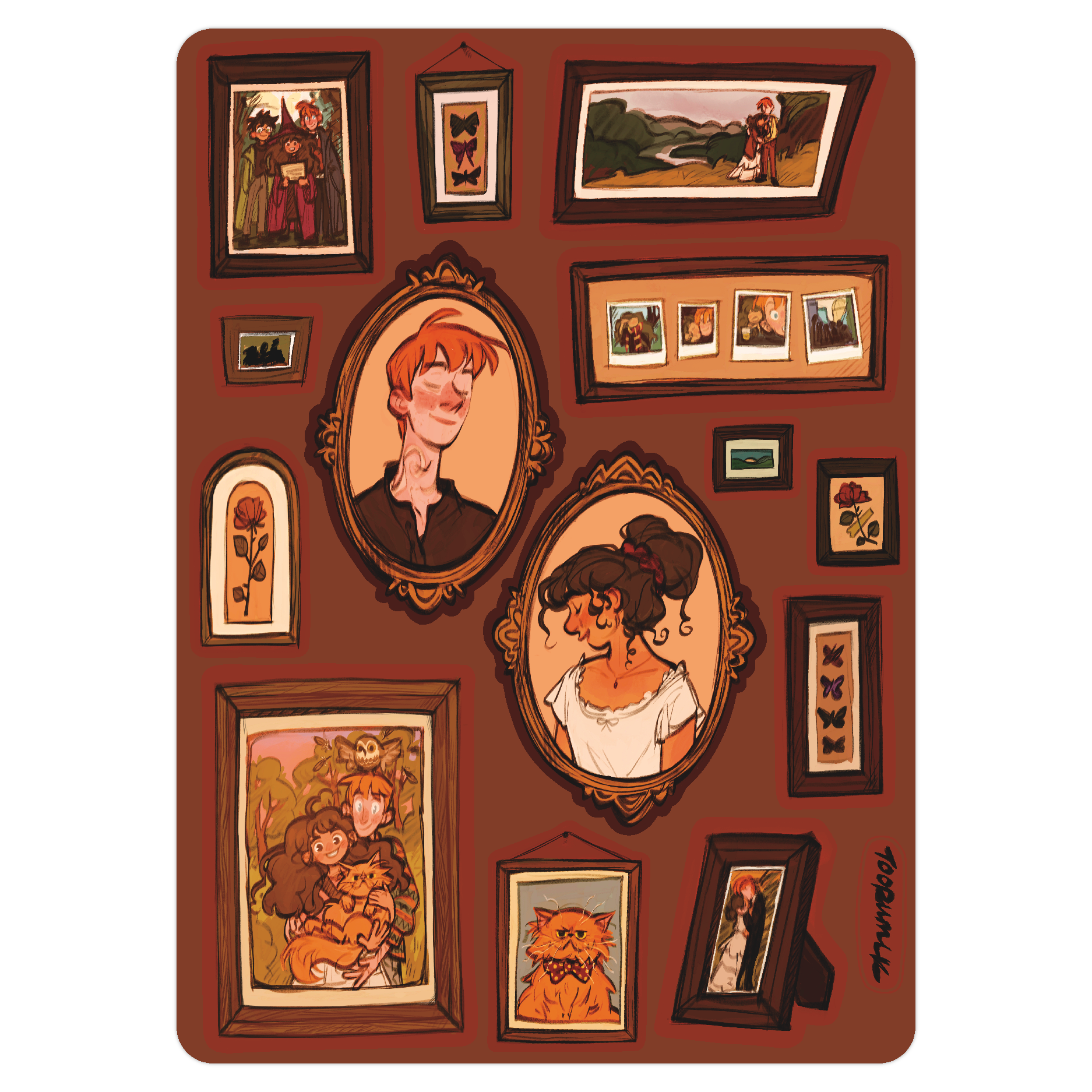 Romione's Home - Gallery Wall Sticker Sheet
