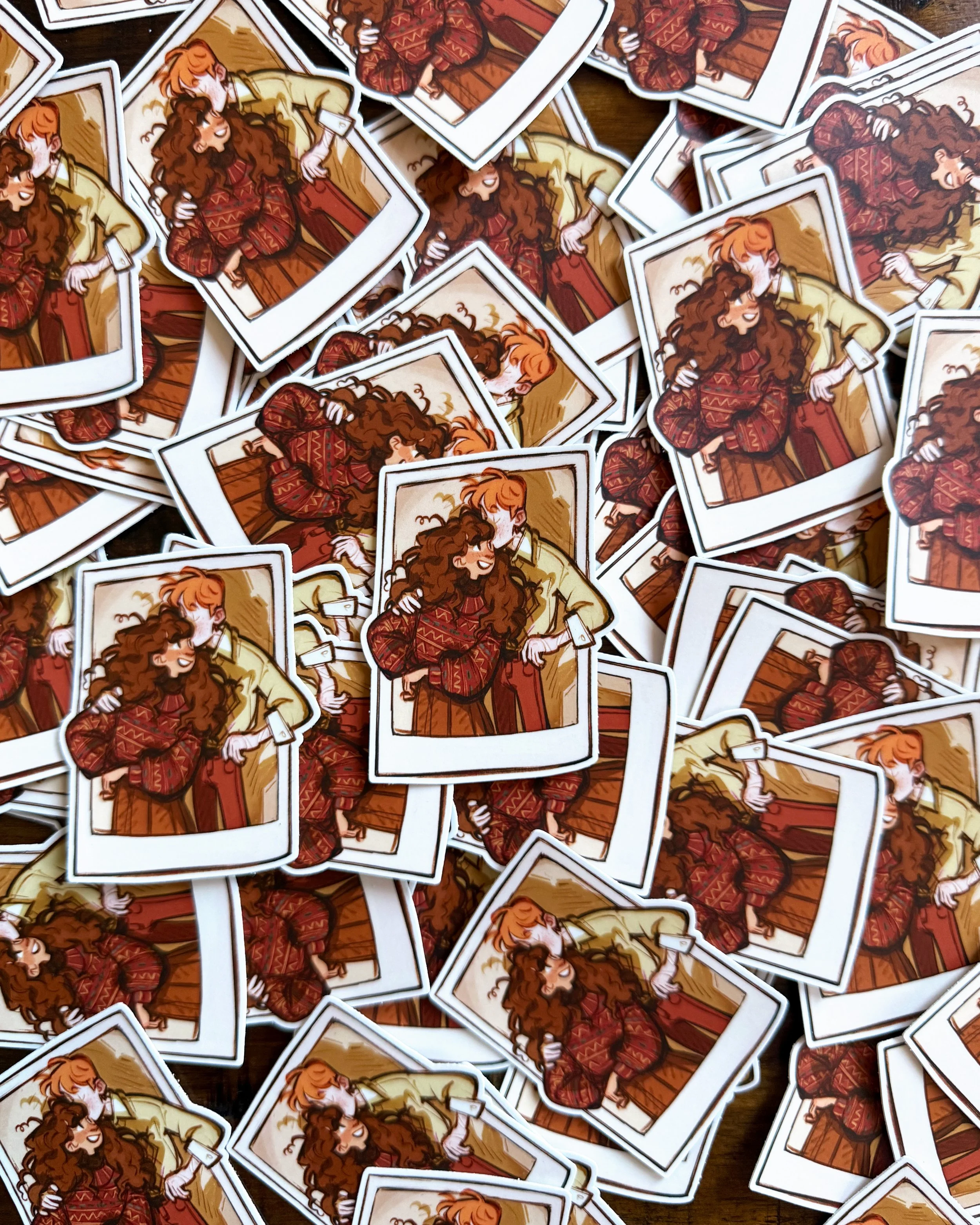 Romione Chibi Old Polaroid Sticker