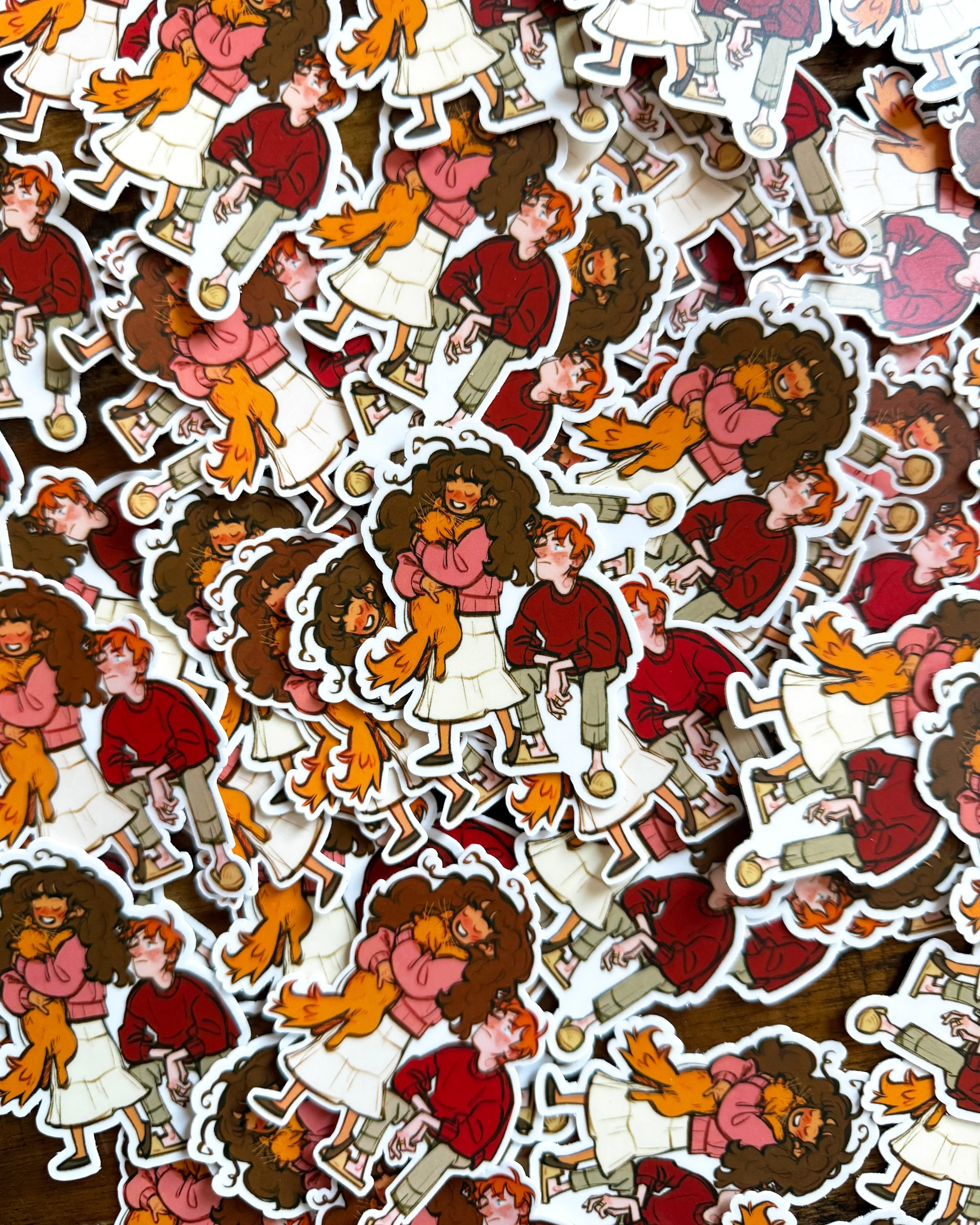 "Put that grown man down." Romione Sticker