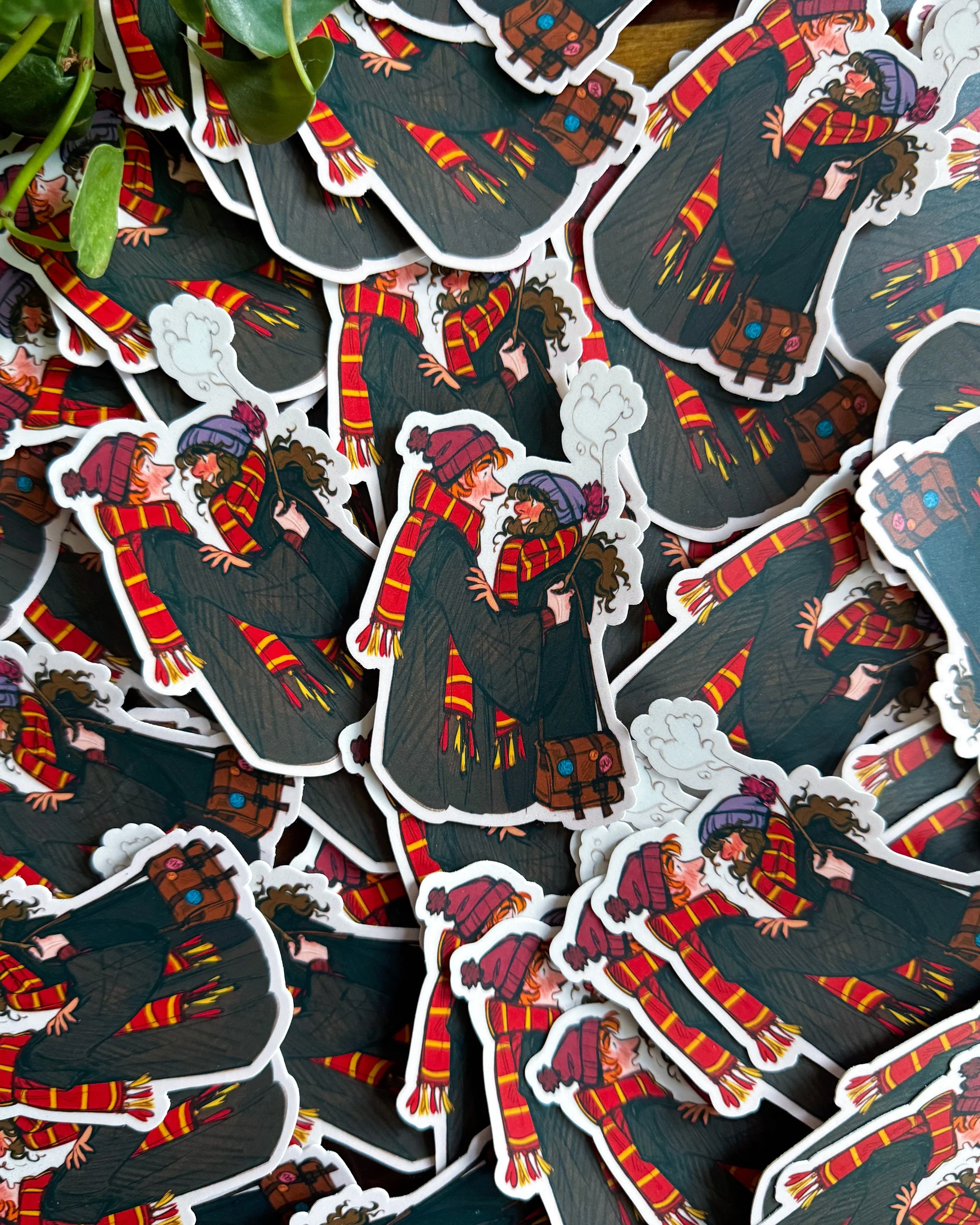 "Ron, you're making it snow." Sticker