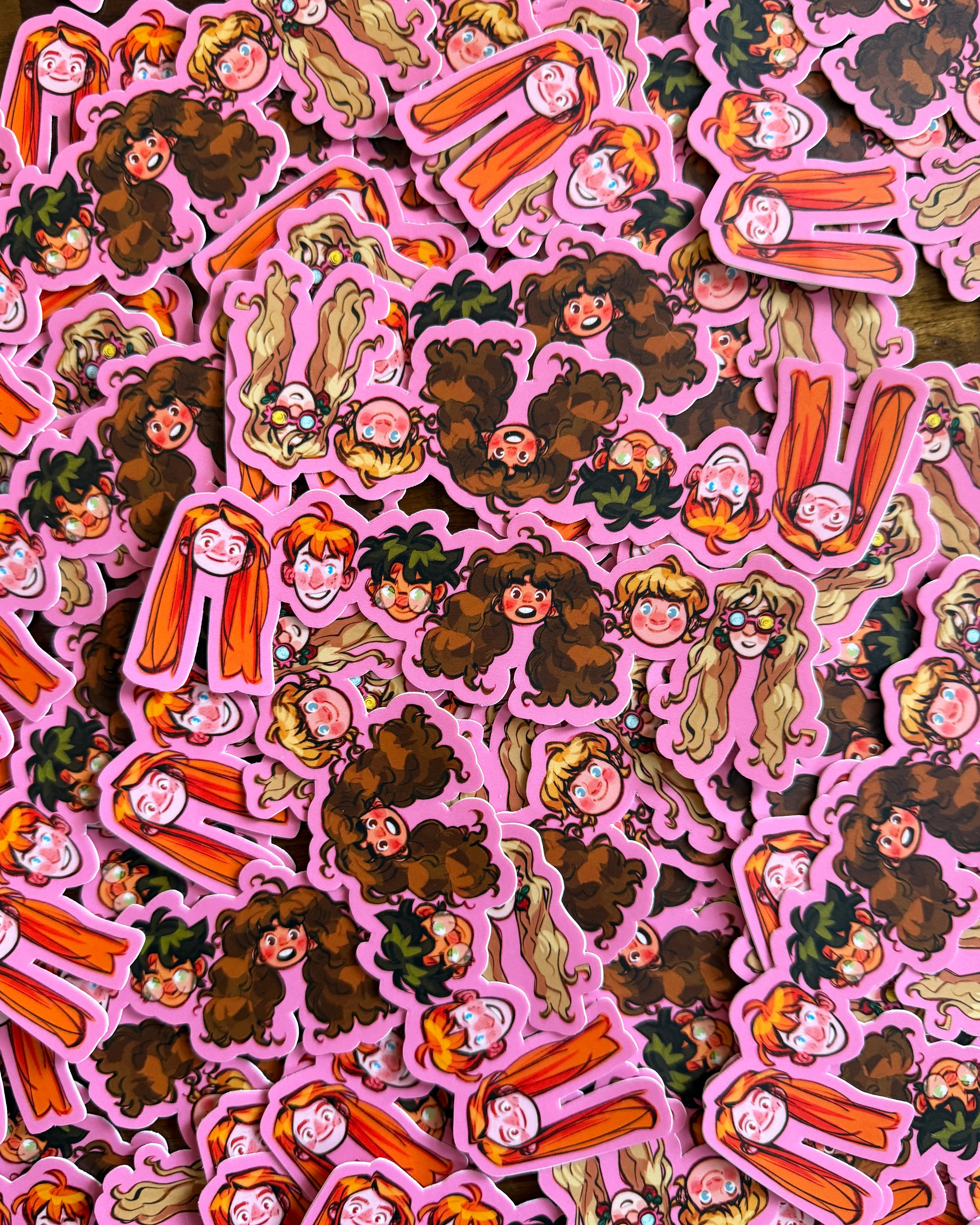 Silver and Golden Lineup Sticker