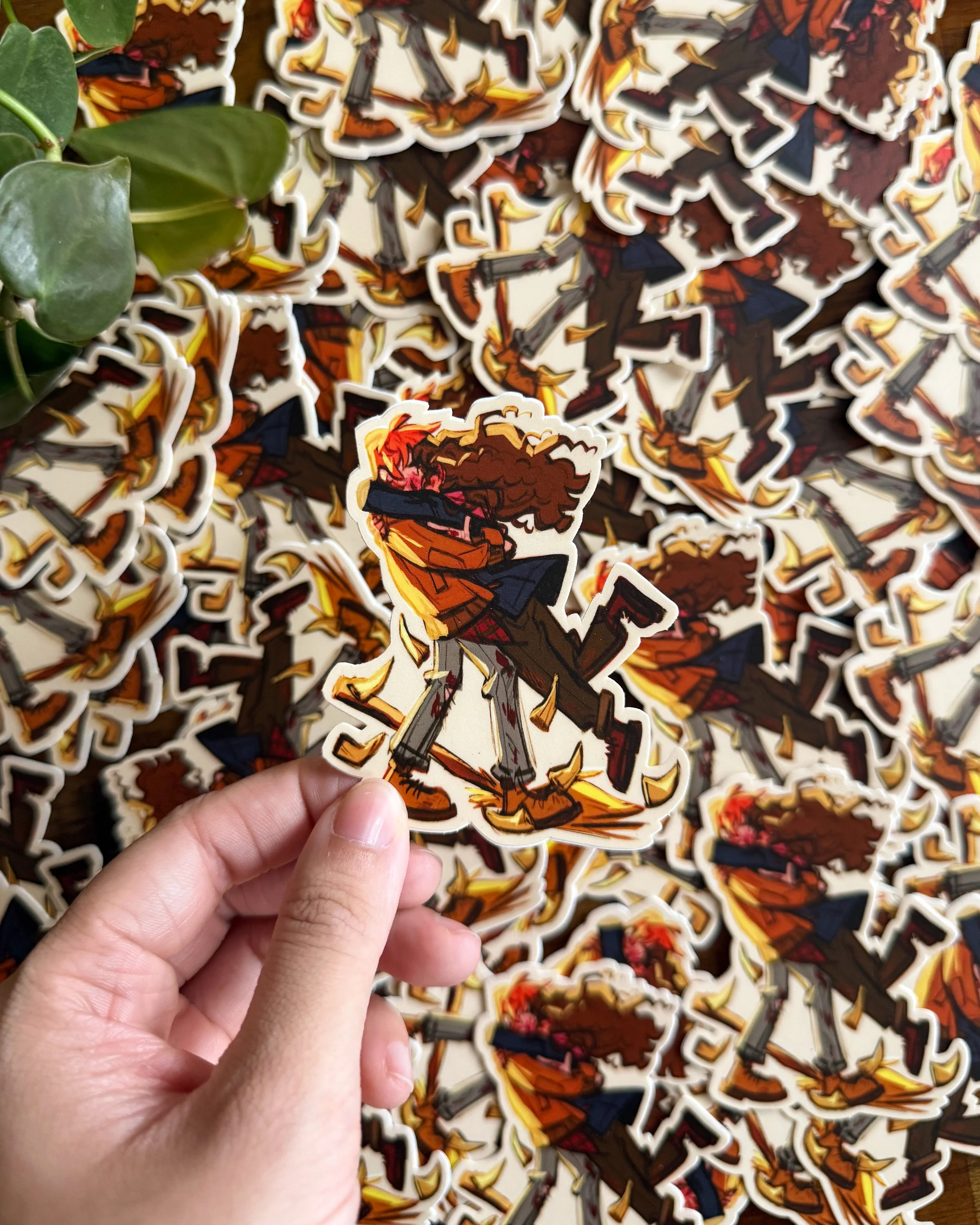 Clatter of Basilisk Fangs Sticker