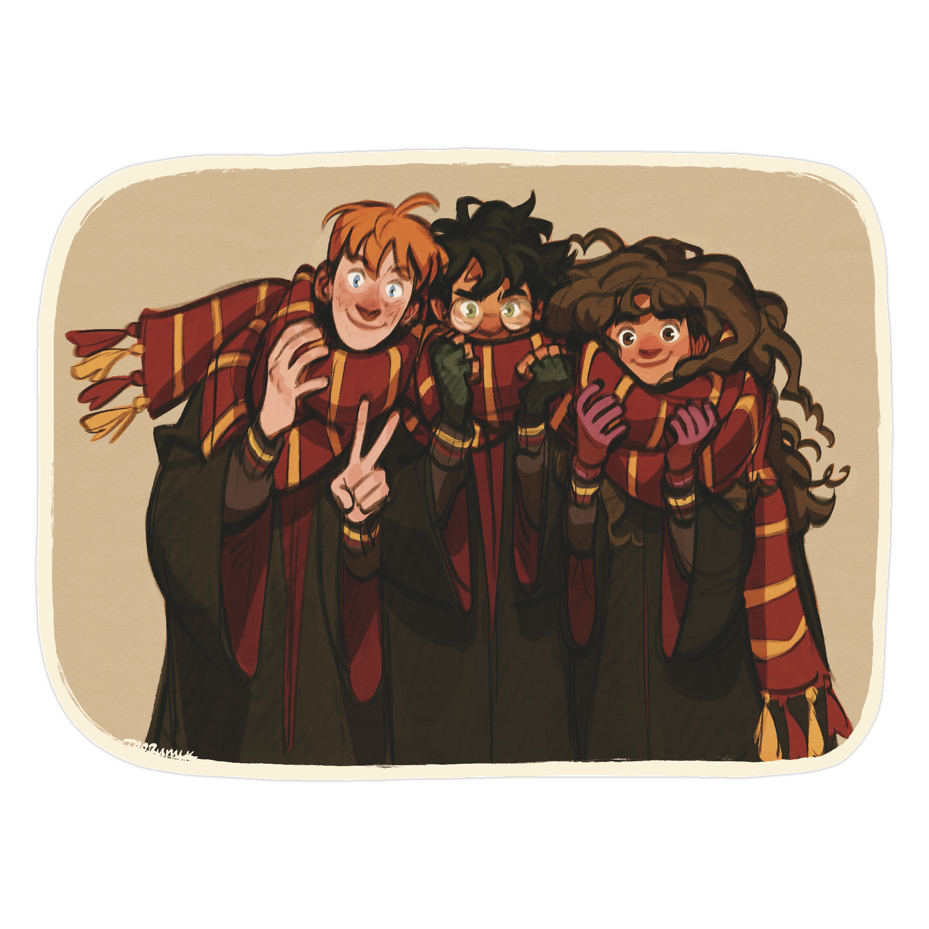 Trio's Refreshing Aegyo Sticker