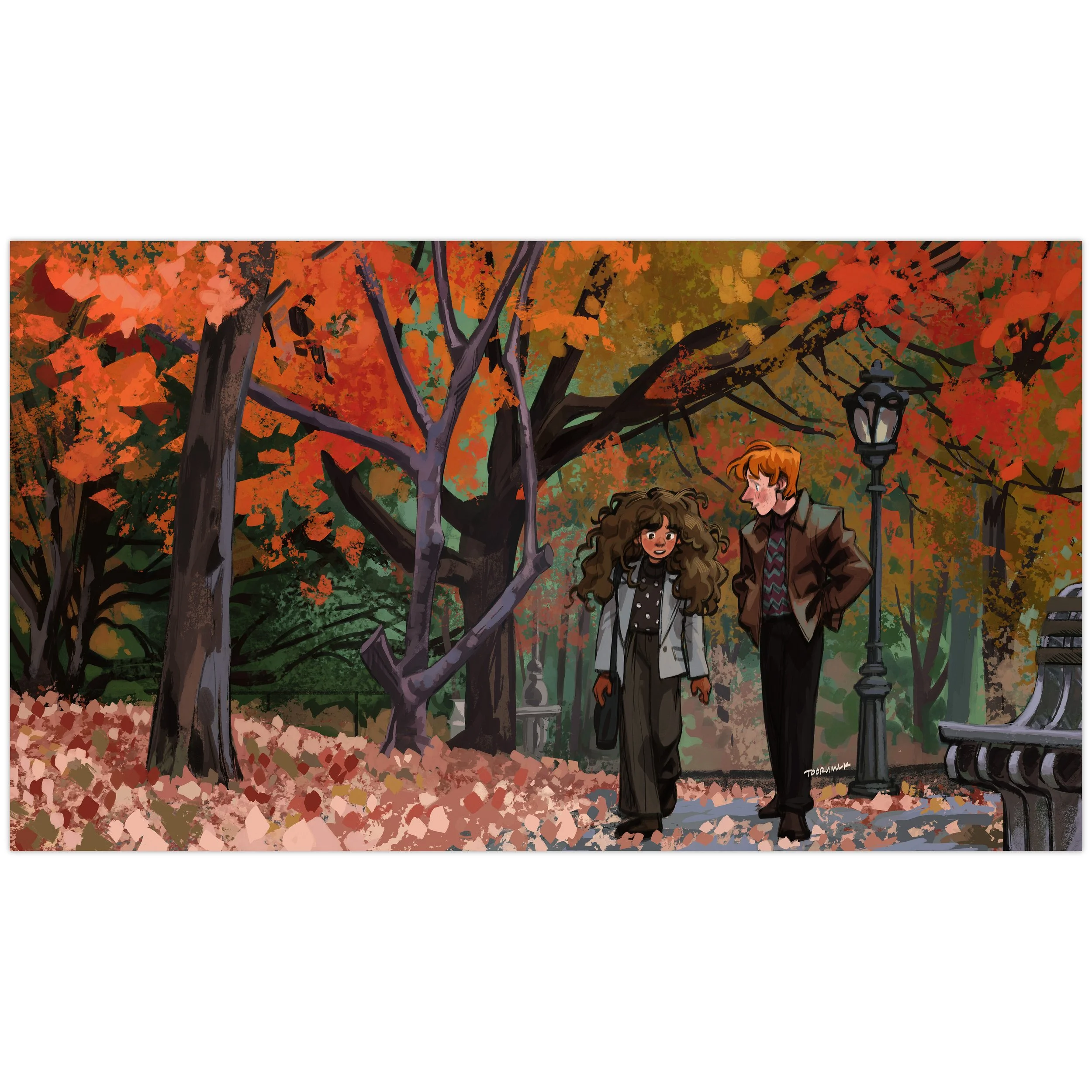 When Ron Met Hermione - Fine Art Print