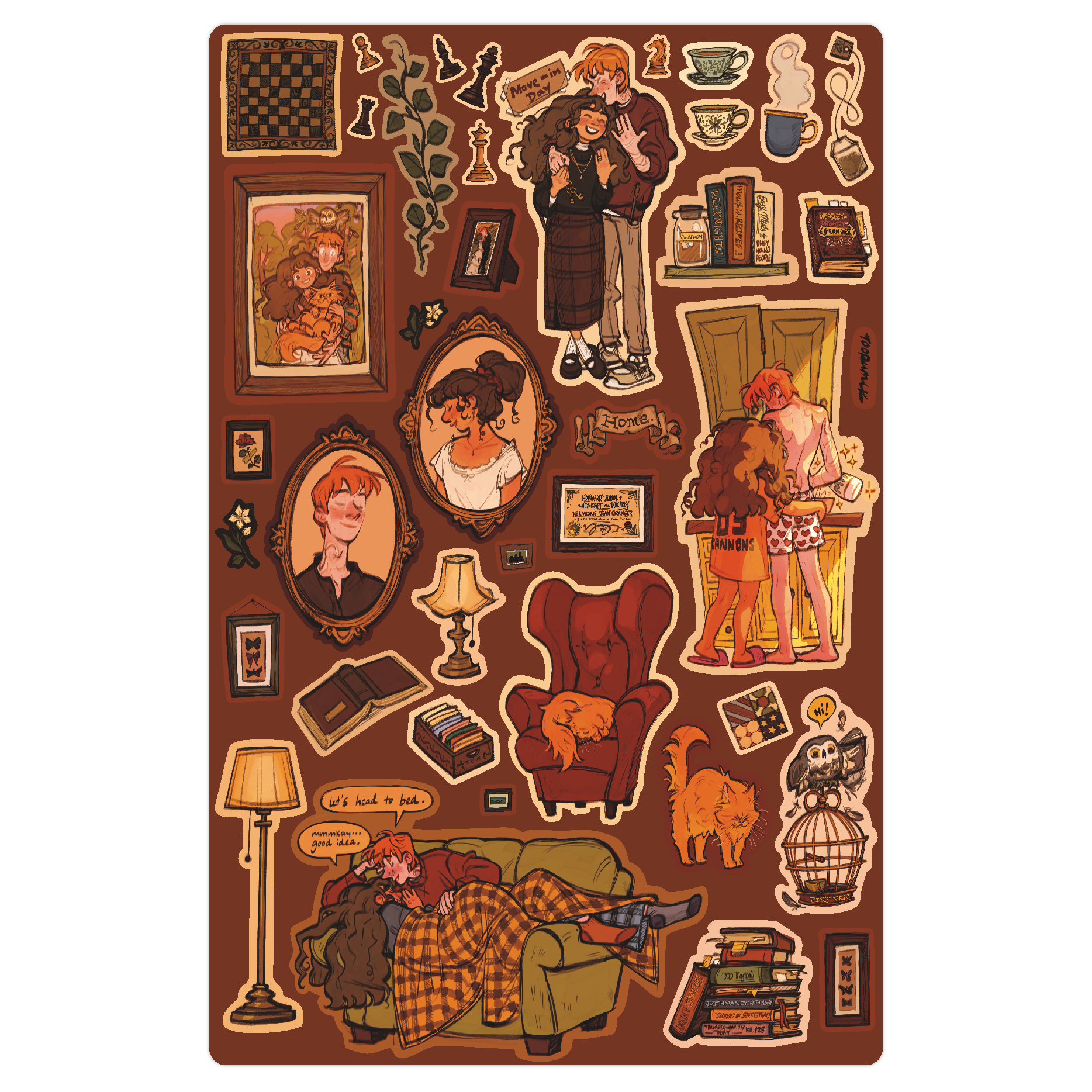 Romione's Future Home - Sticker Sheet