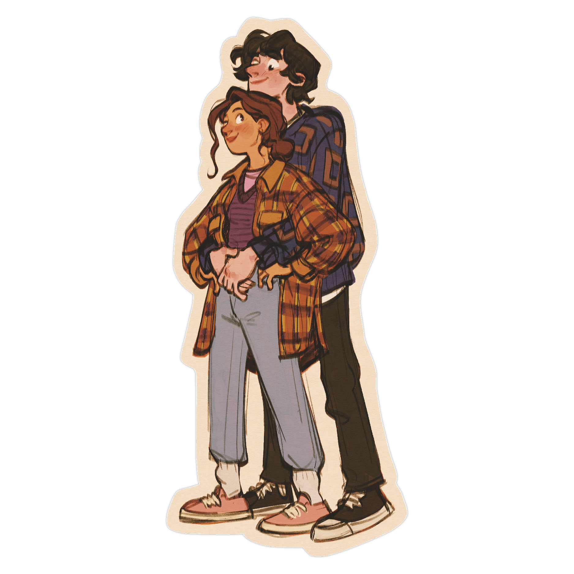 Silly And Kind Mileven Sticker