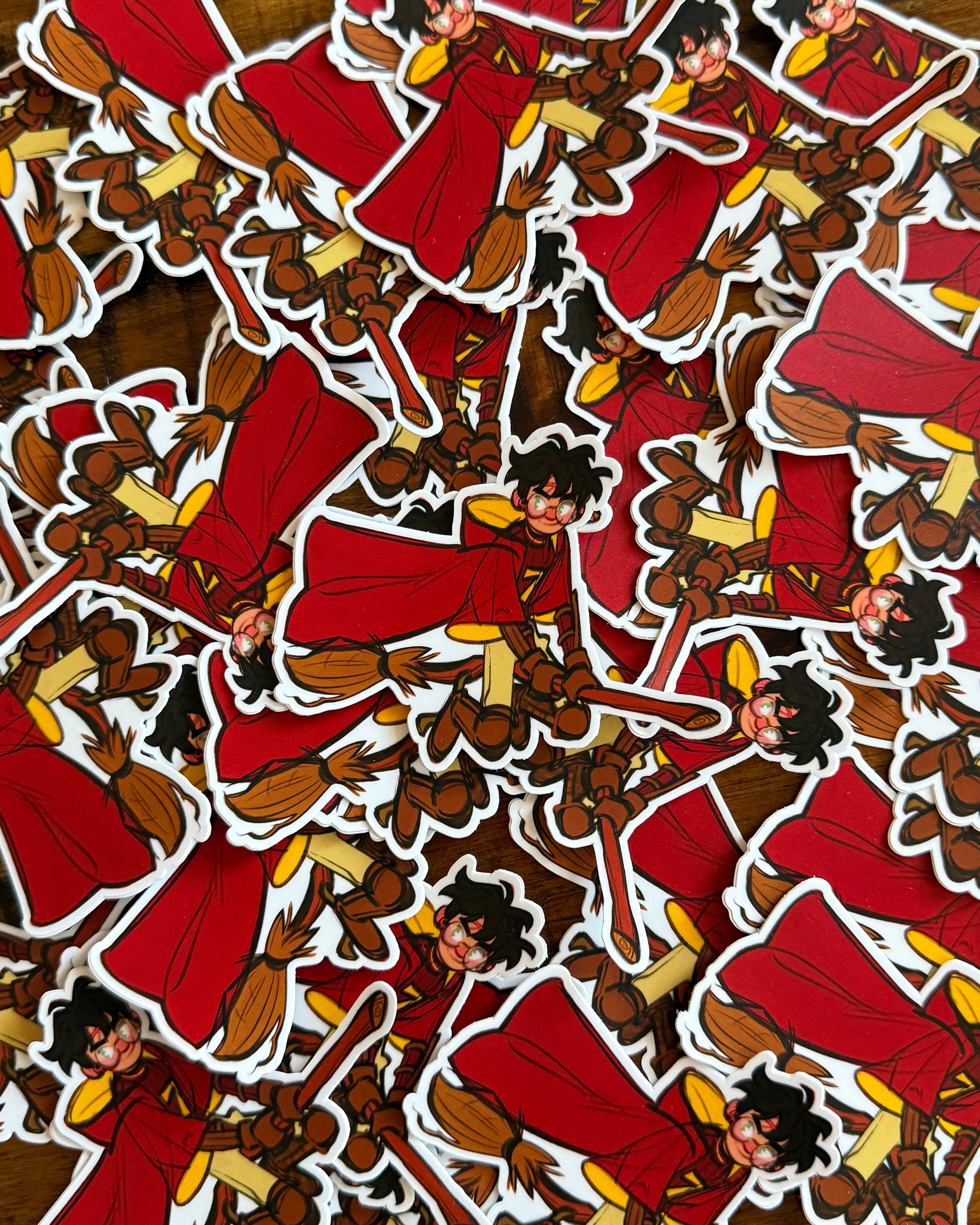 Quidditch Harry Sticker