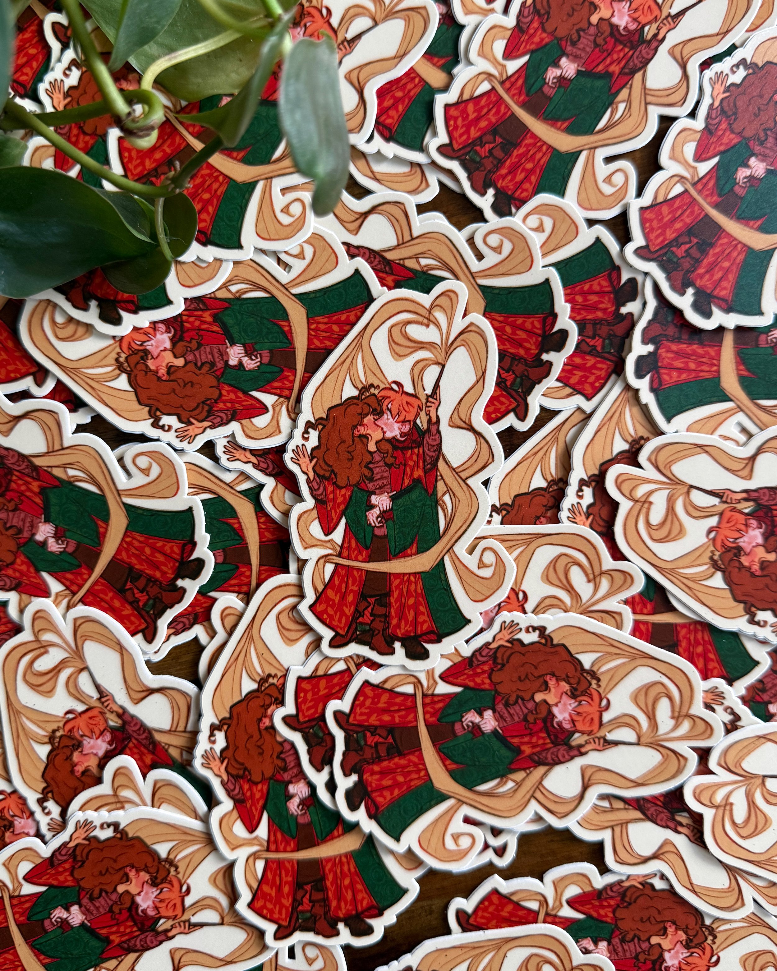 Romione's Magical Ribbons Sticker