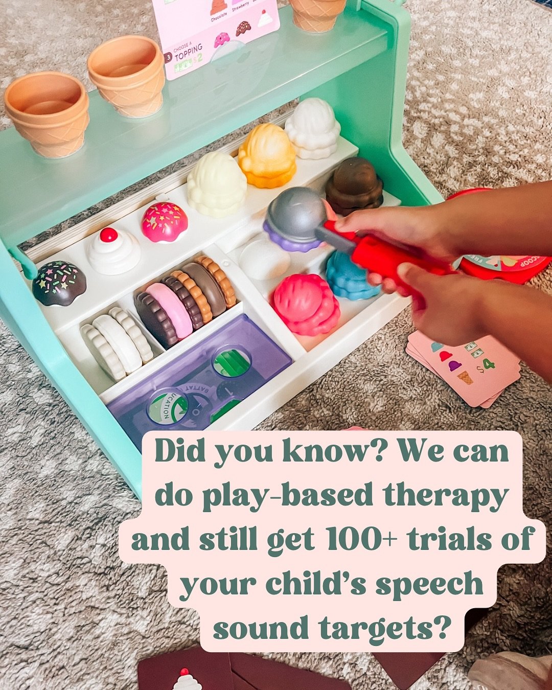 Yes, we play&mdash;but we&rsquo;re also working hard! With play-based speech therapy, we often get 100+ trials of your child&rsquo;s target speech sounds in a single session&hellip; and it all happens naturally through fun and connection! 🧸💬
Why do