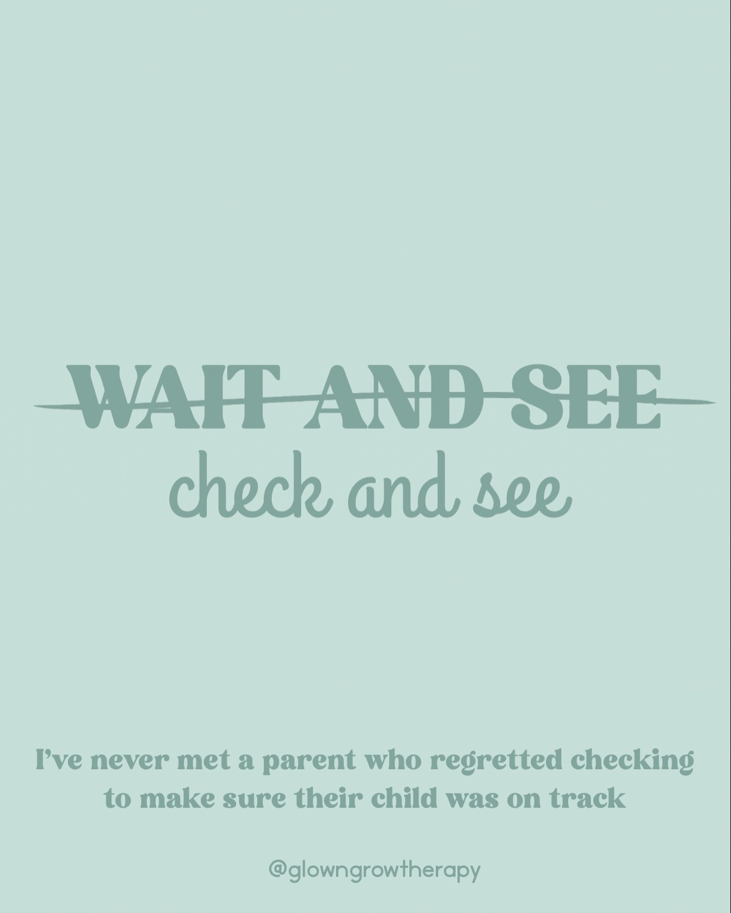 &ldquo;Let&rsquo;s wait and see&rdquo; isn&rsquo;t always the safest plan.

When it comes to your child&rsquo;s speech and language development, waiting can actually carry more risk than checking in early.

If something feels off, trust your gut 💛 I