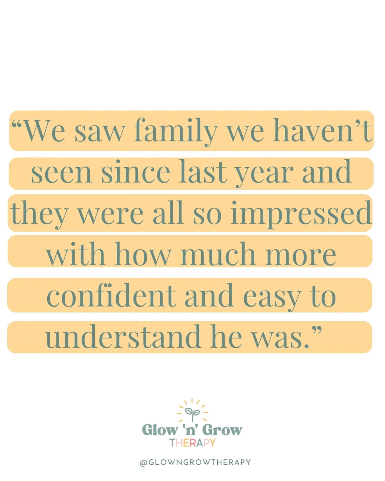 One of the sweetest parts of this job is hearing families notice the little things that have actually become BIG things! More confidence, clearer speech, easier conversations, and a child who feels understood.
Progress doesn&rsquo;t always happen ove