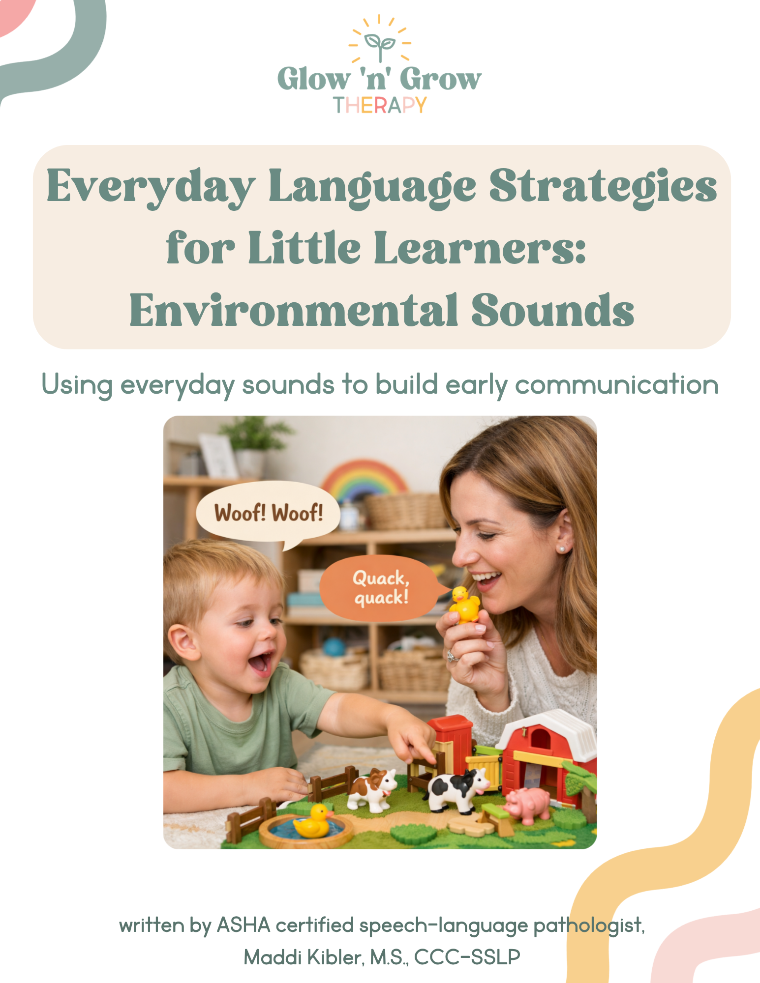 Little Sounds, Big Language: Using Environmental Sounds in Play