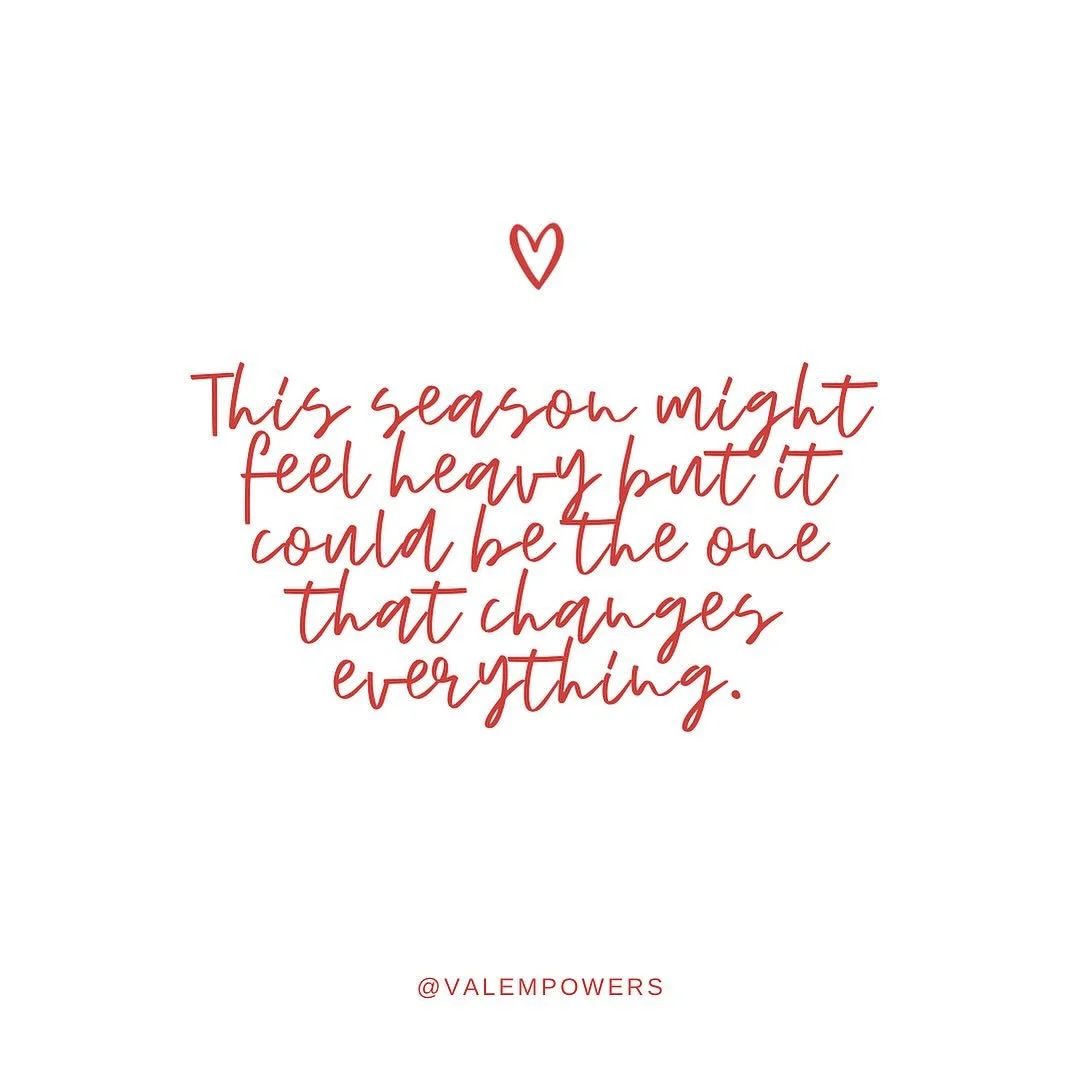 &hearts;️This season might feel heavy&hellip;
But it might just be the one that changes everything.

Let it.

#ValEmpowers #AlignmentOverApproval #ThisIsYourBecoming #PurposeSeason
#DoItAnyway