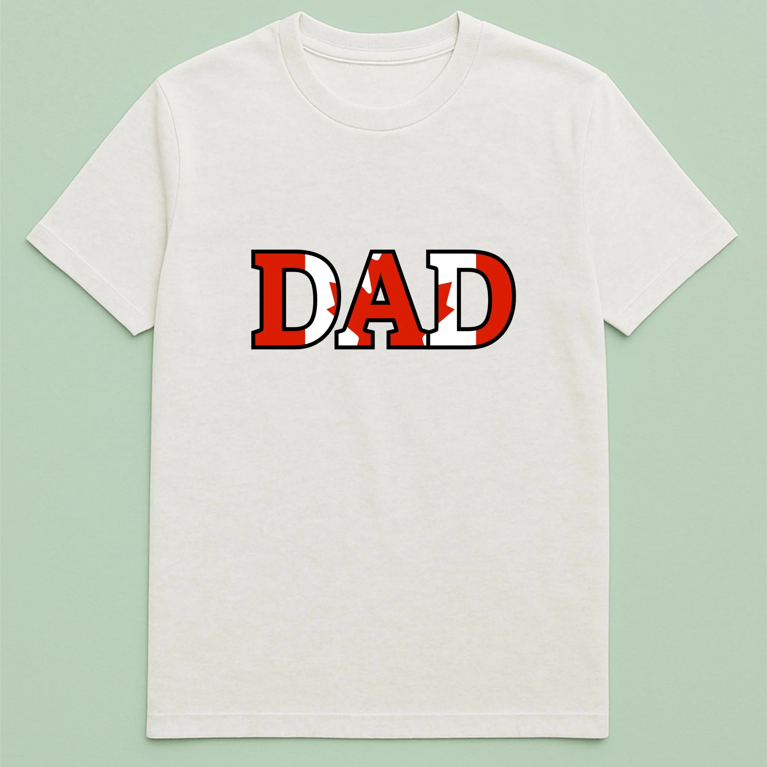 Canada DAD T-Shirt – Canadian Flag Varsity Dad Shirt – Maple Leaf Father’s Day Gift – Proud Canada Dad Tee