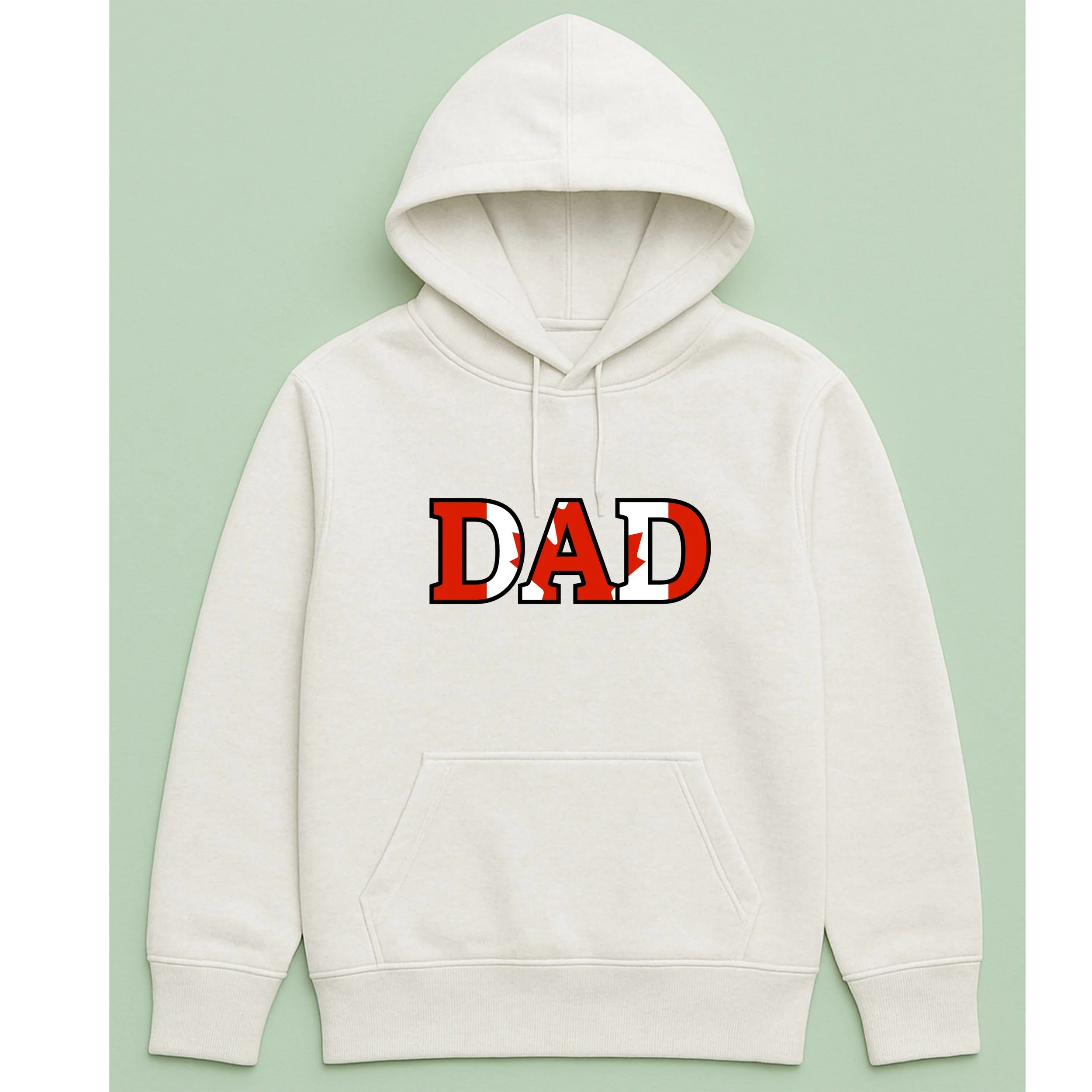 Canada DAD Hoodie – Canadian Flag Varsity Dad Pullover – Maple Leaf Father’s Day Gift – Proud Canada Dad Hoodie